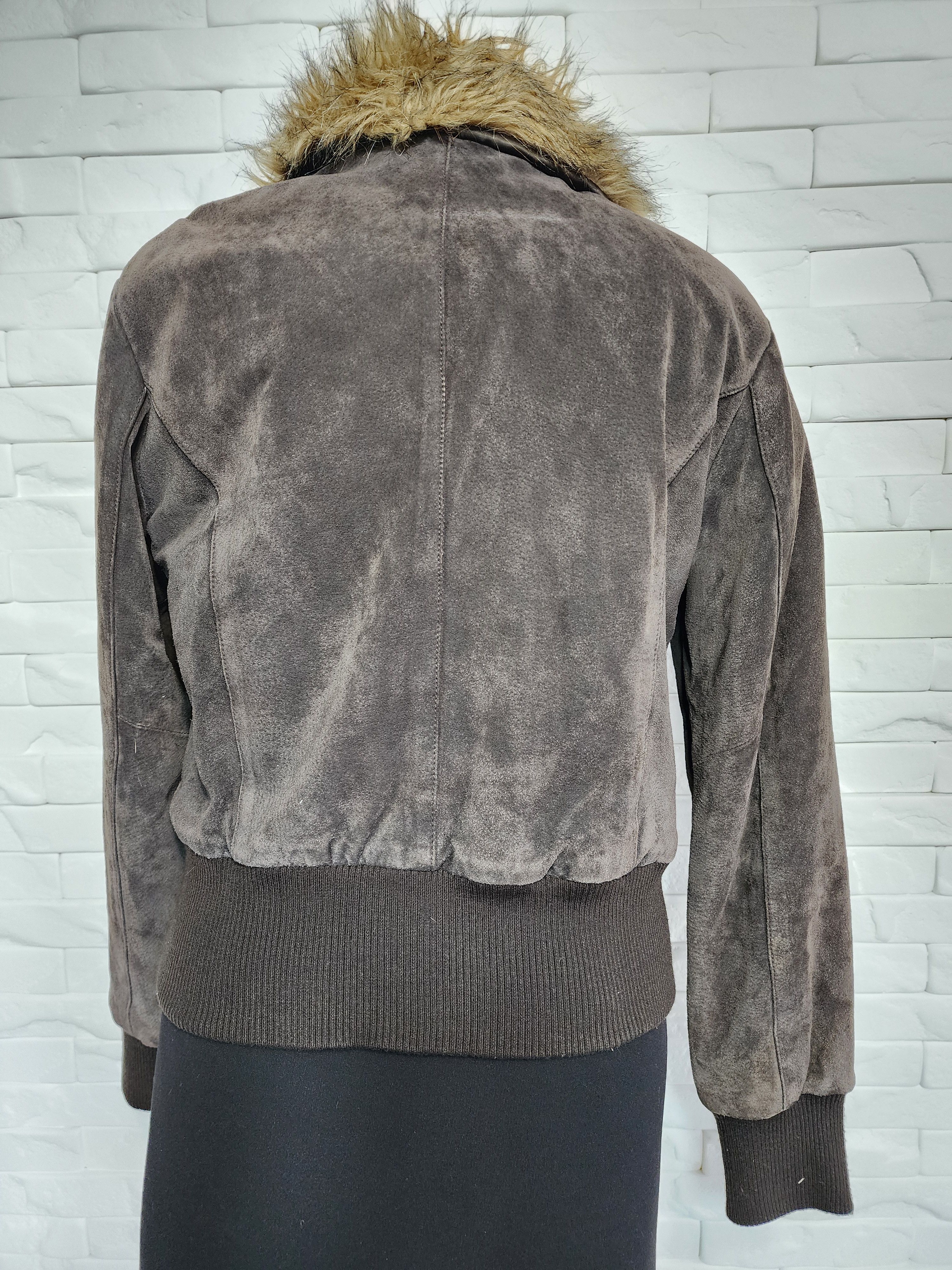 Other Brown Suede Jacket: Women's Classic Bjmber. Size M / US 6-8 / IT 42-44 - 4 Thumbnail