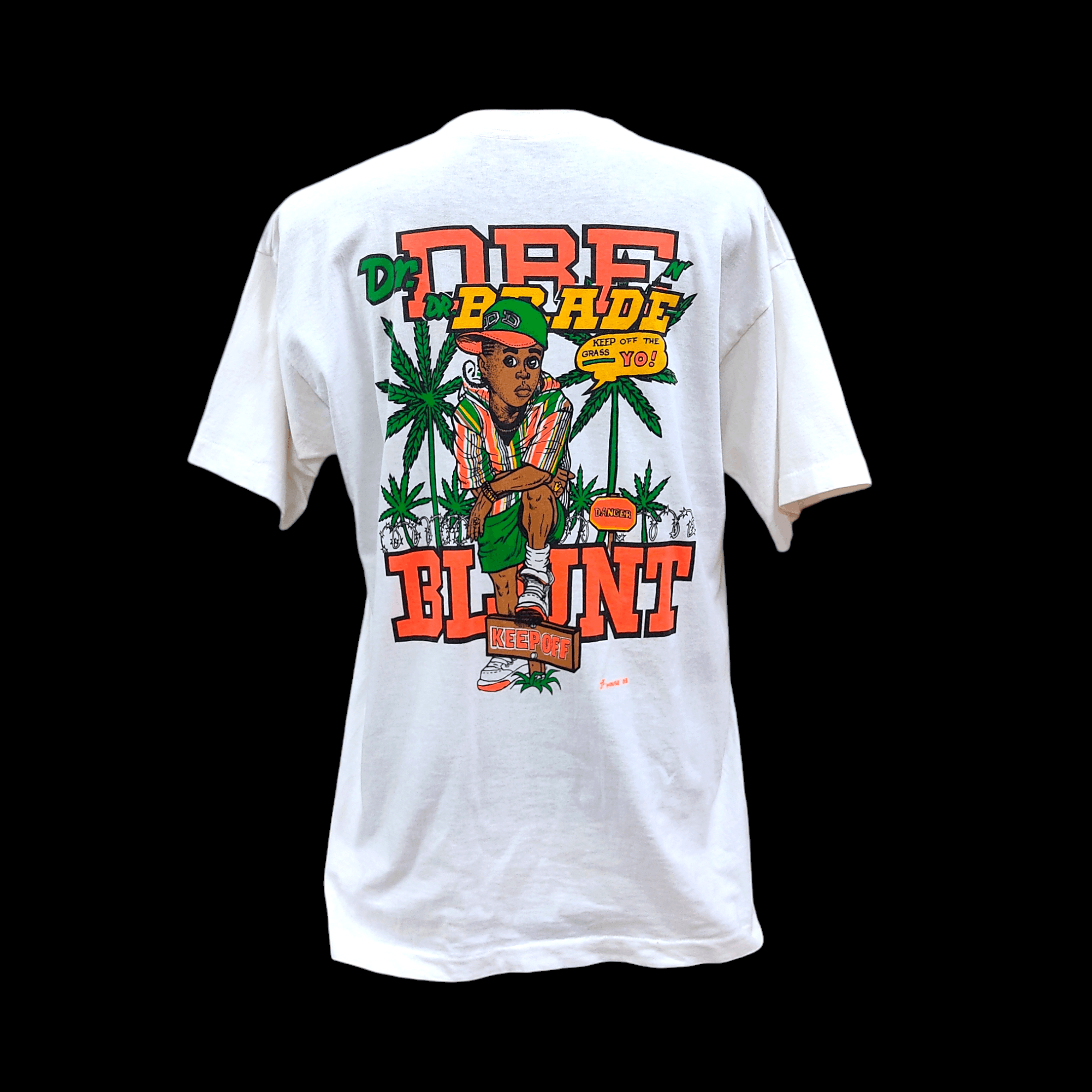 Rap Tees Vintage DR. DRE BLUNT BRADE ©J.J House 93 T-shirt Size US XL / EU 56 / 4 - 2 Thumbnail