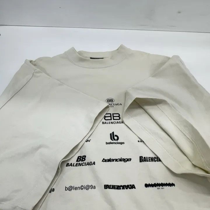 Balenciaga Balenciaga Balenciaga SS23 Logo Print Tshirt for Men and W Size US L / EU 52-54 / 3 - 9 Thumbnail