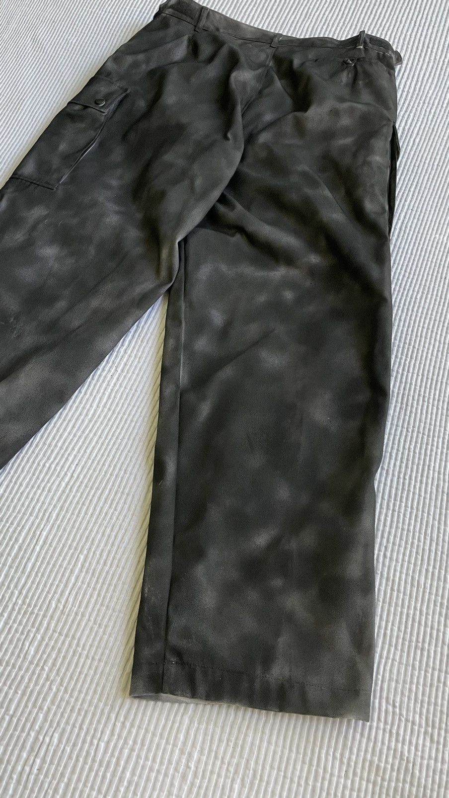 Handmade Painted Black Camo Pants Size US 34 / EU 50 - 14 Thumbnail