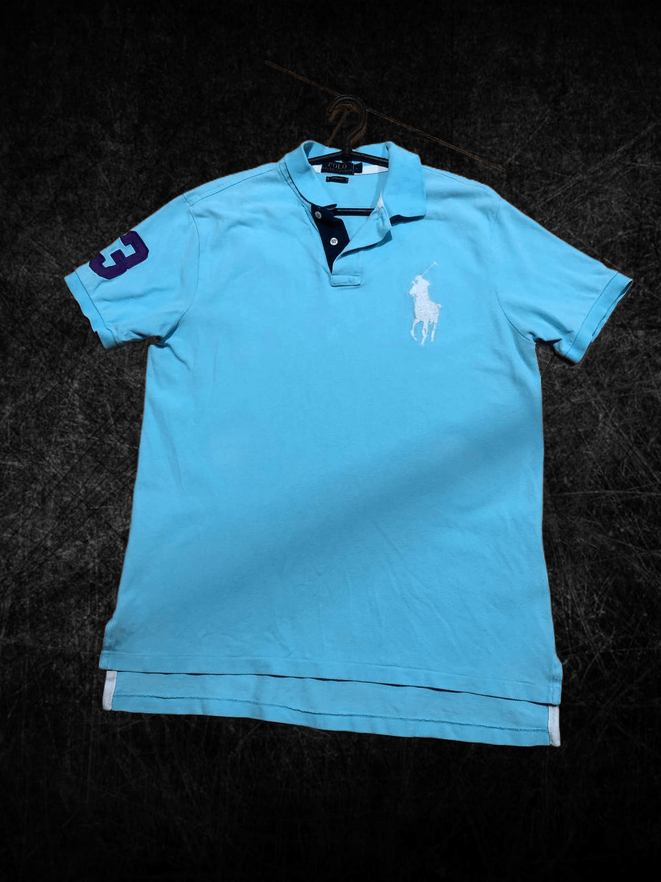 Polo Ralph Lauren Vintage Polo Ralph Lauren Blue Big Logo PRL T-Shirt Size US L / EU 52-54 / 3 - 1 Thumbnail