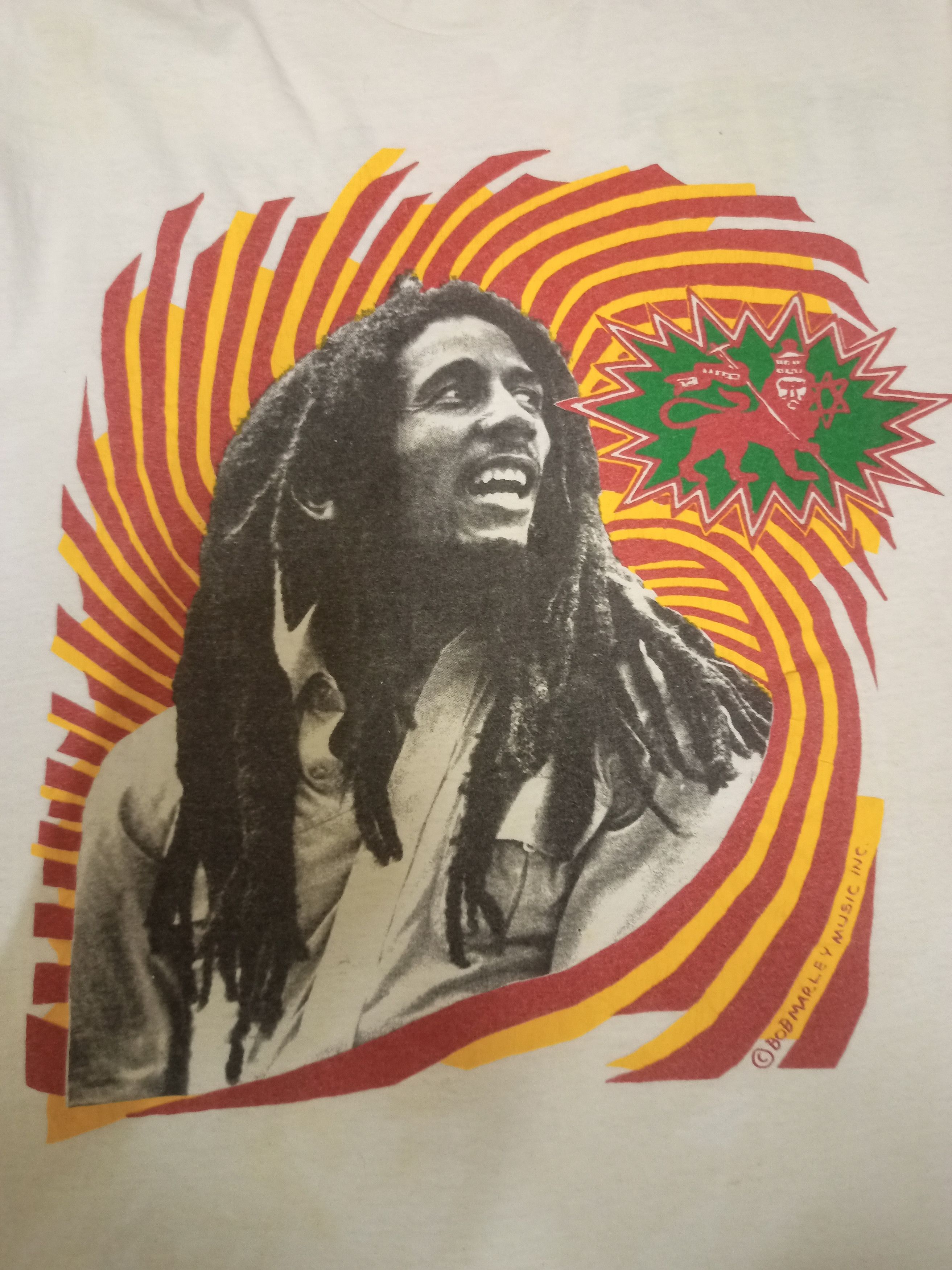 Bob Marley × Hanes × Vintage Vintage Rare 80s Bob Marley Tuff Gong Size US L / EU 52-54 / 3 - 5 Thumbnail