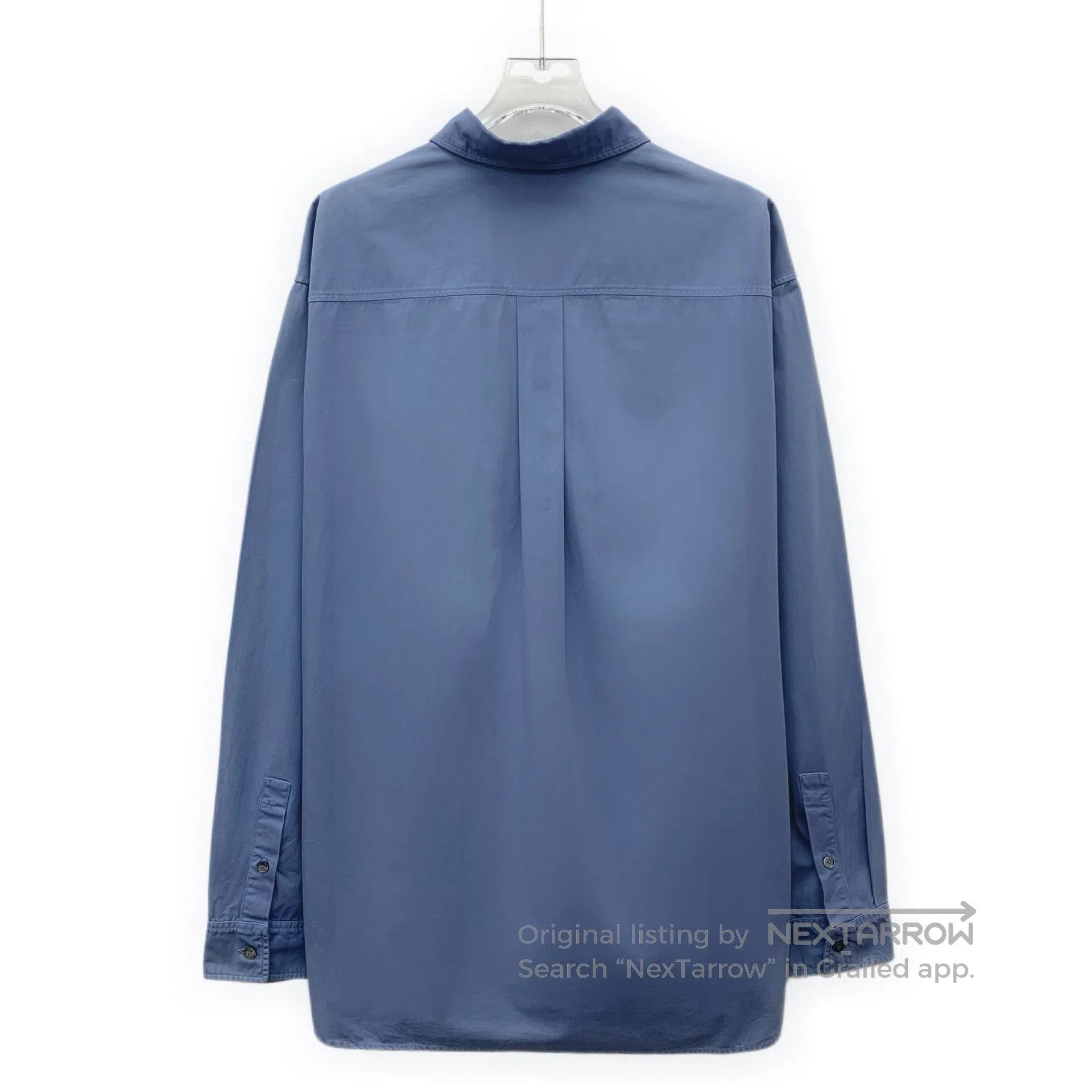 Dior Dior Blue Logo Letter Embroidered Cotton Lapel Single-brea Size S / US 4 / IT 40 - 2 Thumbnail