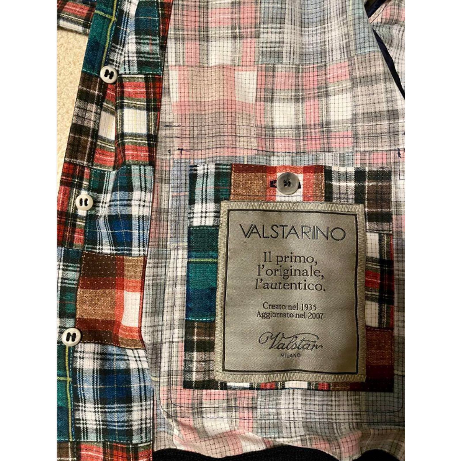 Valstar VALSTAR Valstarino Custom Jacket - Size 44 Madras Plaid Size US S / EU 44-46 / 1 - 5 Thumbnail