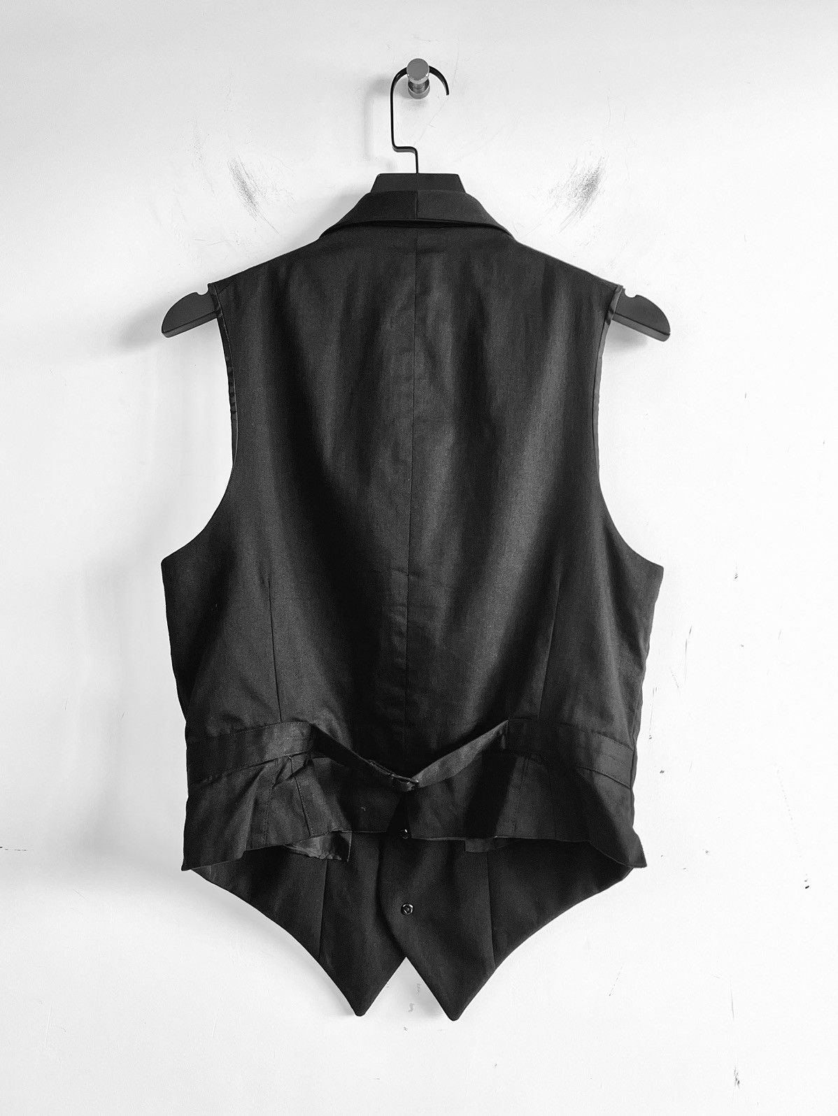 Yohji Yamamoto Yohji Yamamoto Pour Homme LEFT DECORATIVE CLOTH VEST Size US L / EU 52-54 / 3 - 8 Thumbnail