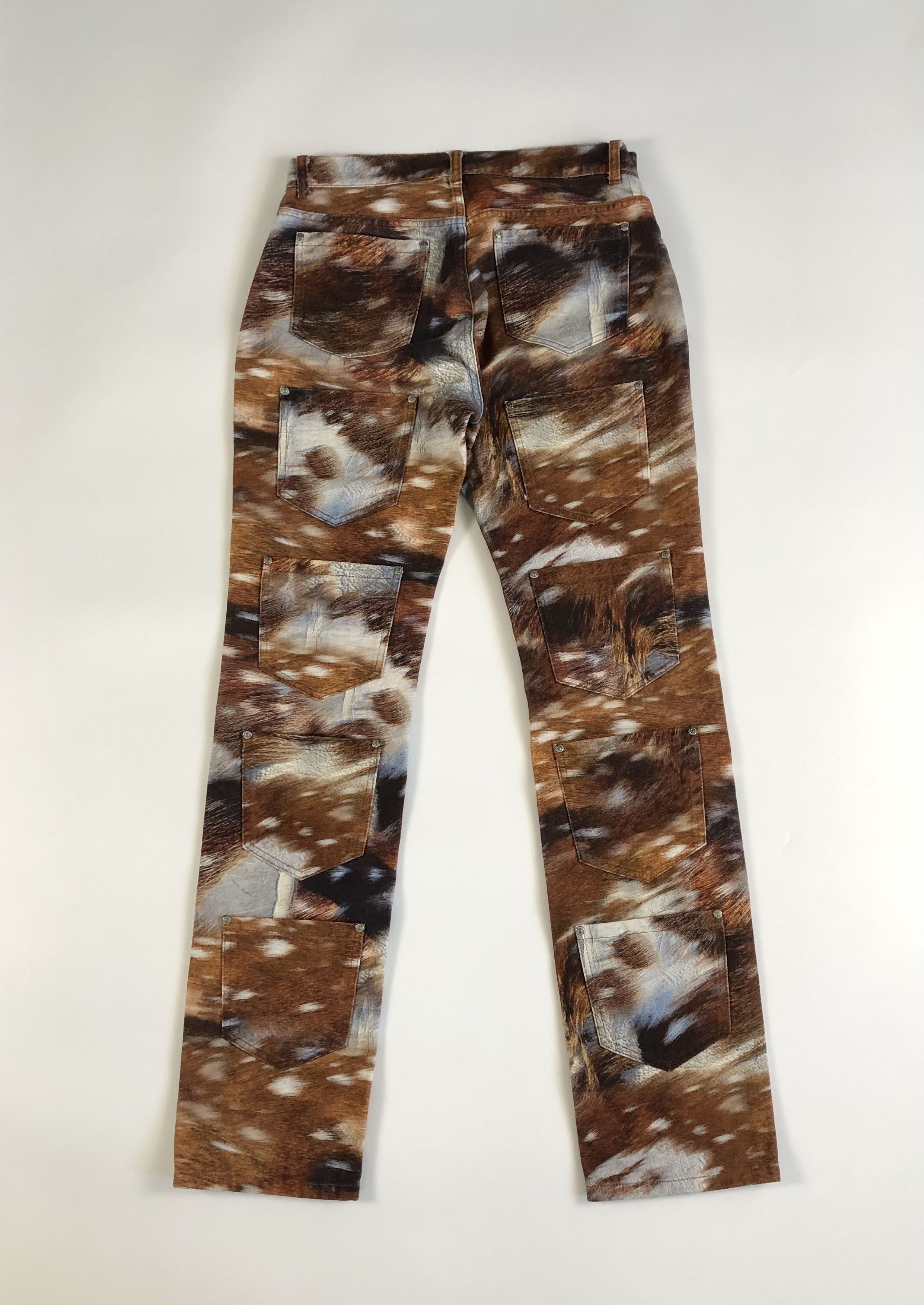 Other Lourdes New York Multi-Pocket Deer Unisex Jeans Size US 33 - 5 Thumbnail