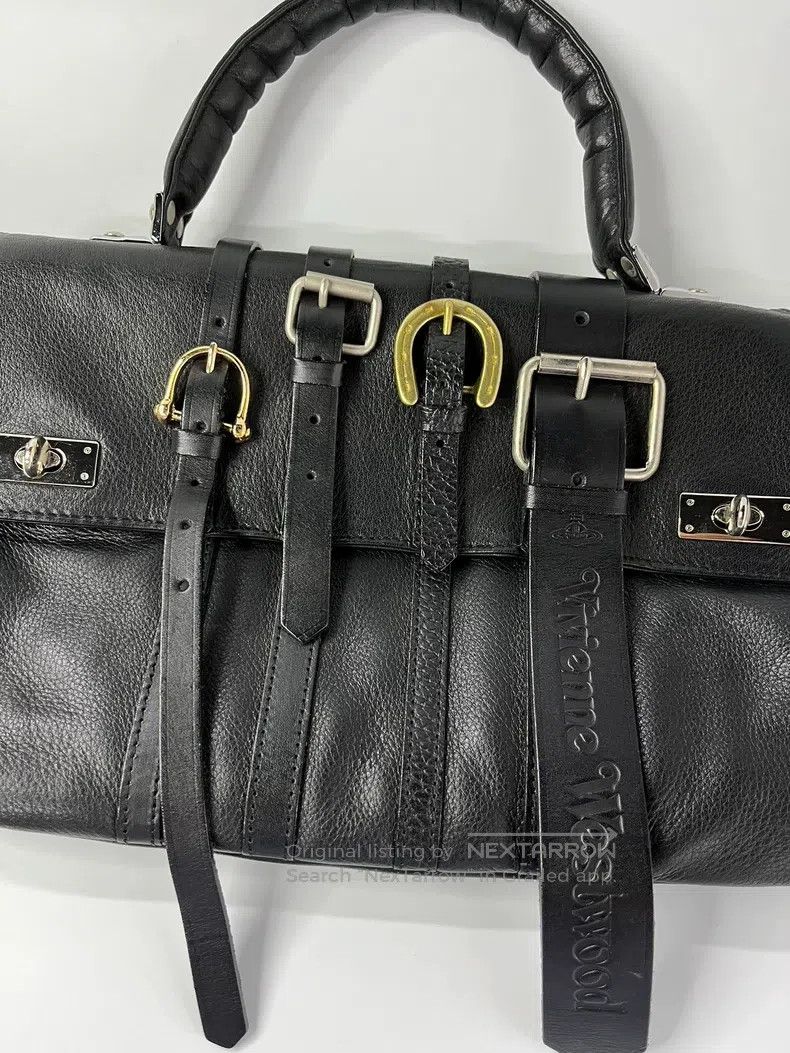 Vivienne Westwood Vivienne Westwood Accordian Handbag Black Large Size ONE SIZE - 4 Thumbnail