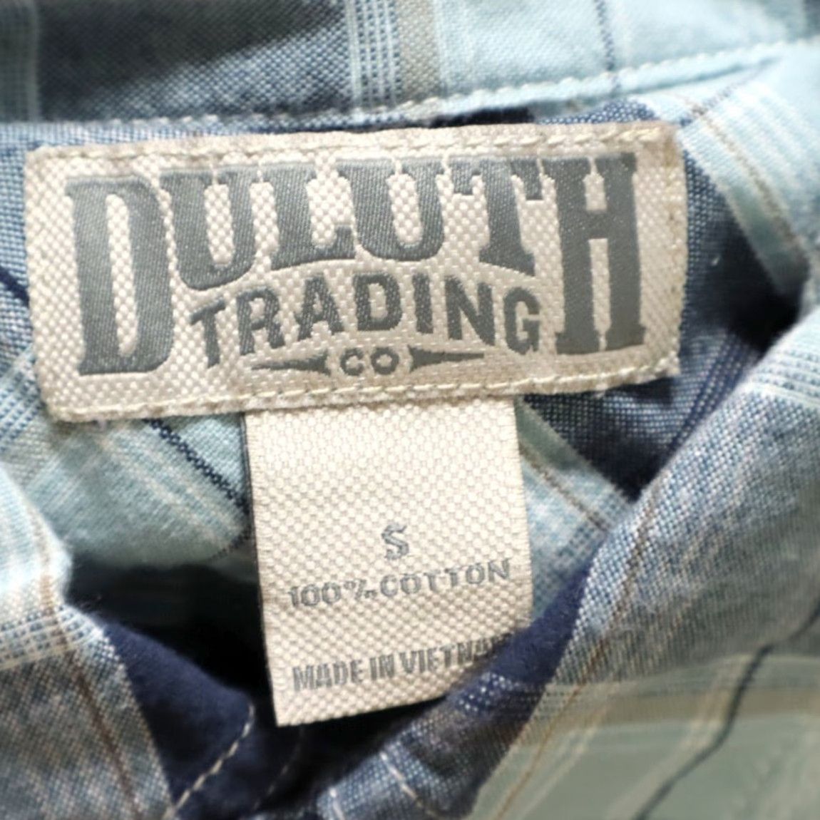 Duluth Trading Company Duluth Trading Brushed Cotton Plaid Long Sleeve Button Down Shirt Men's S Size US S / EU 44-46 / 1 - 5 Thumbnail