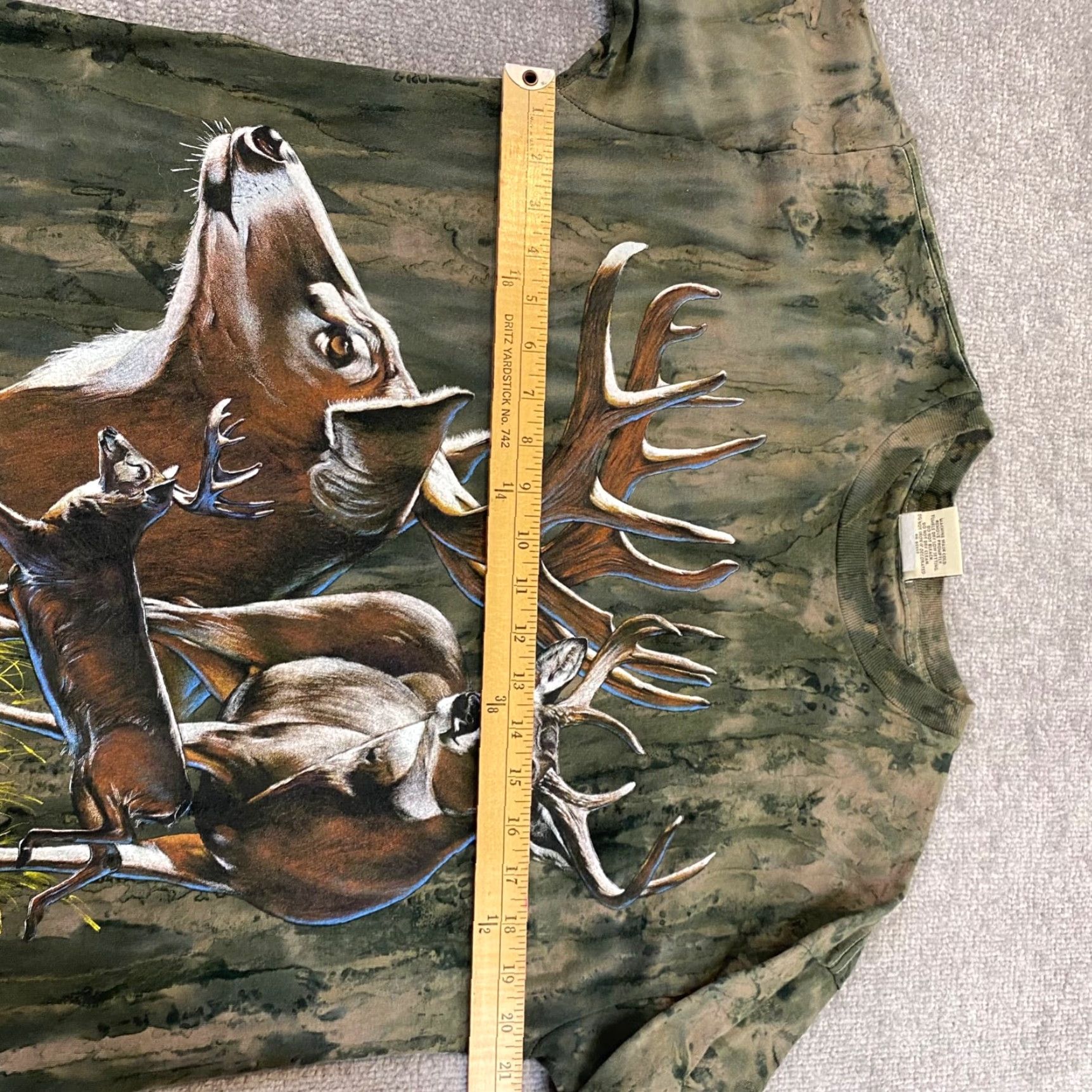 Habitat Habitat Shirt Mens Large Green Deer Graphic Tee Outdoor Hunting Size US L / EU 52-54 / 3 - 7 Thumbnail