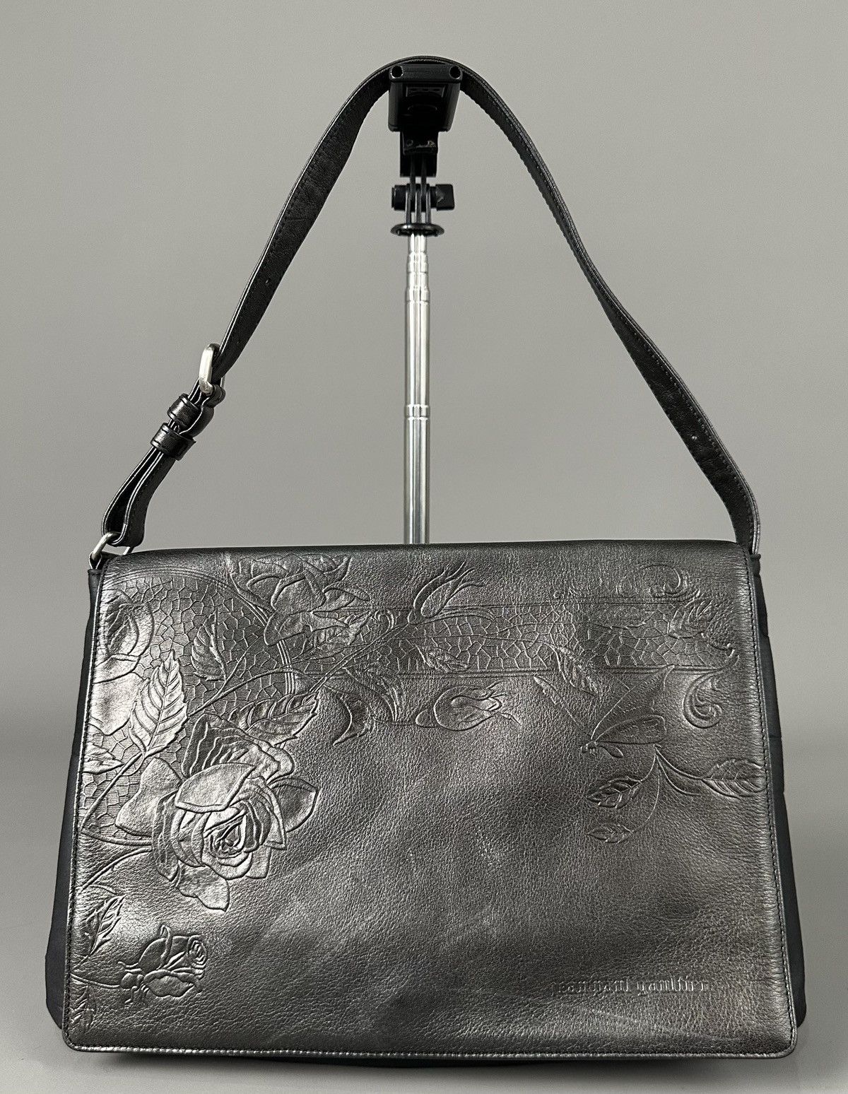 Jean Paul Gaultier Jean Paul Gaultier - Black Soul Floral Pattern - Metallic Size ONE SIZE - 2 Thumbnail