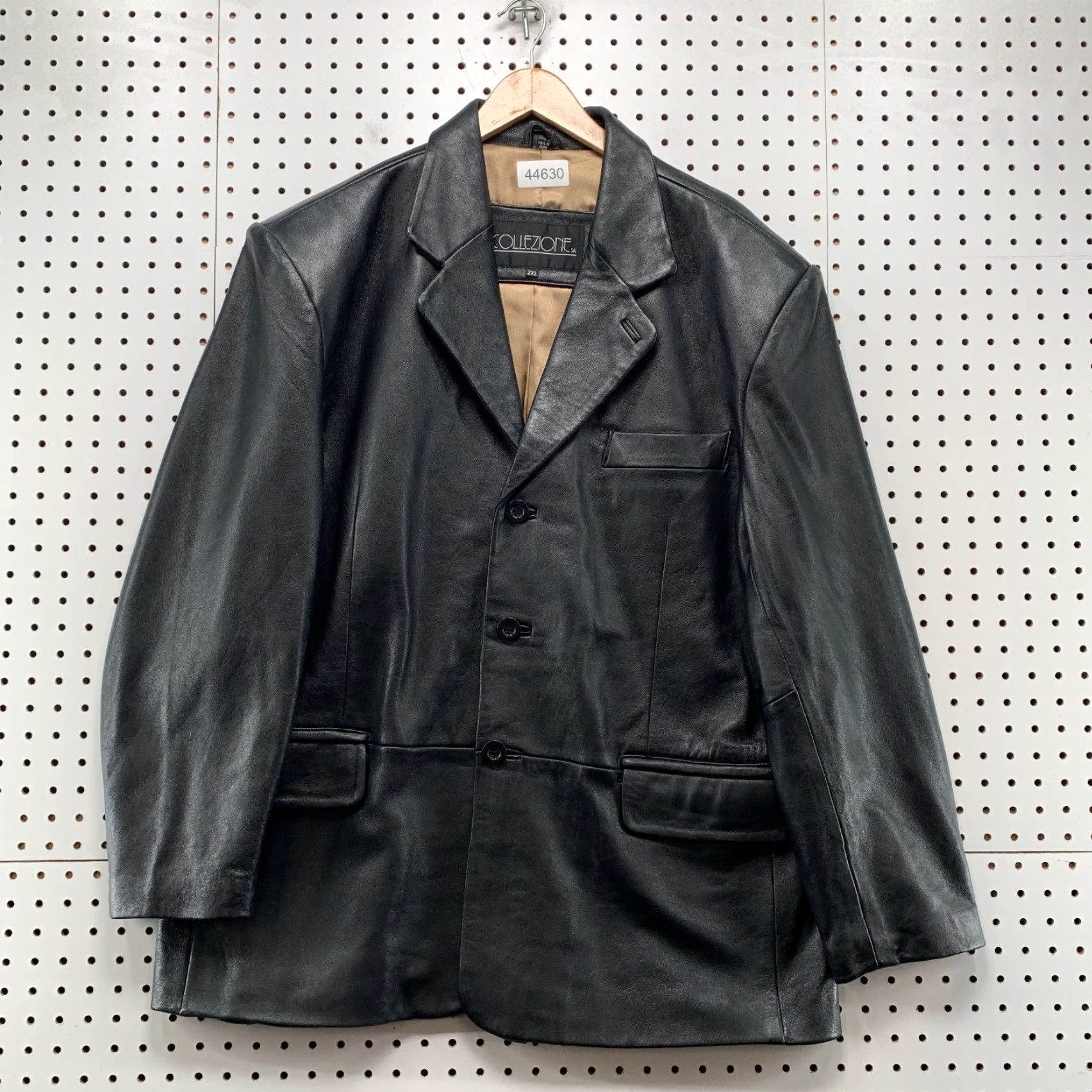 Vintage VINTAGE Collezione Leather Jacket Mens 2XL Black Super Natural Dean Winchester Jacket Men 2XL Black Collezione Leather Bomber Tv Decade 90s Mens Size US XXL / EU 58 / 5 - 2 Thumbnail