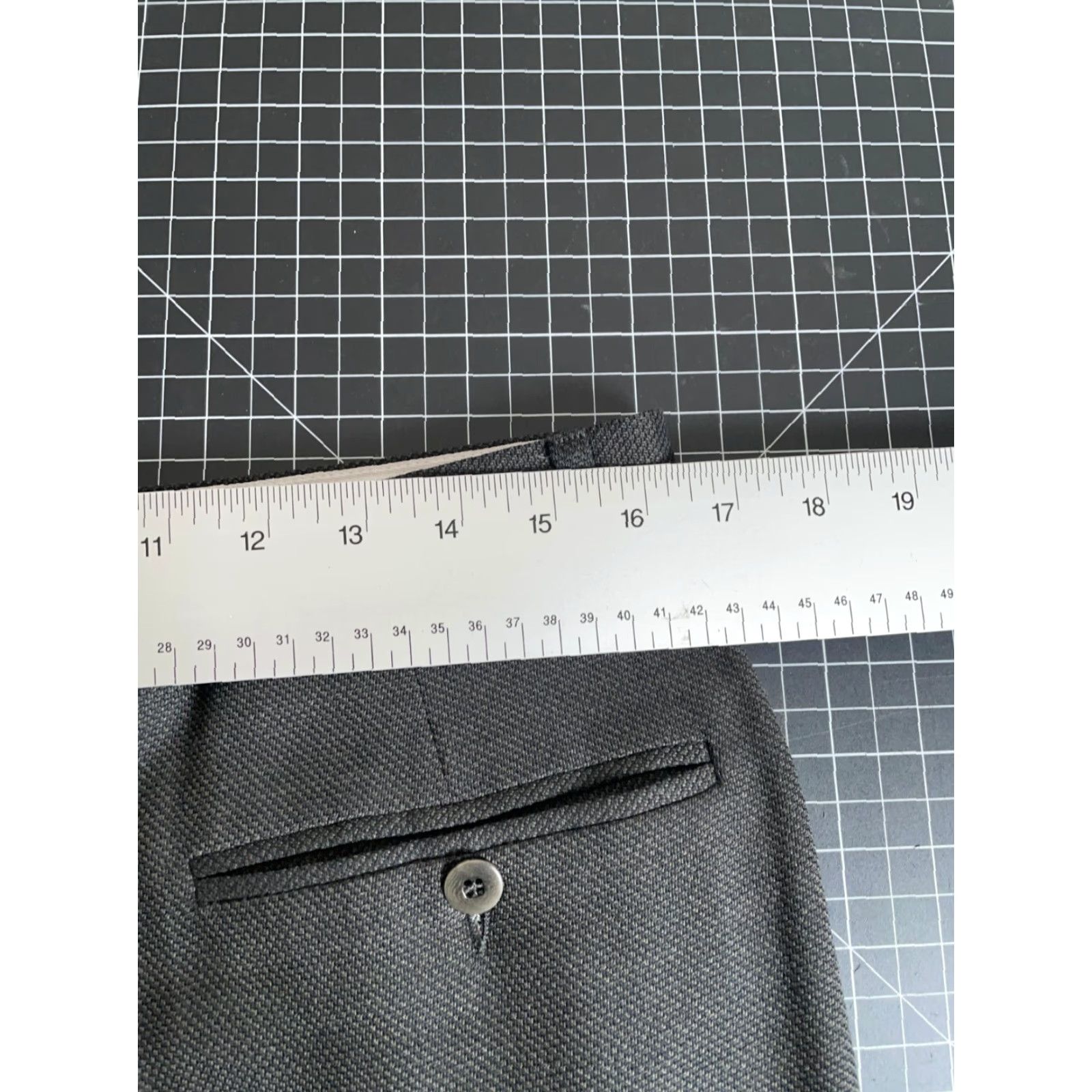 Zanella VINTAGE Zanella Men’s Dress Pants Wool Pleated Trousers 33x27 Gray Cuffed Italy Fall Winter Size US 33 - 5 Thumbnail
