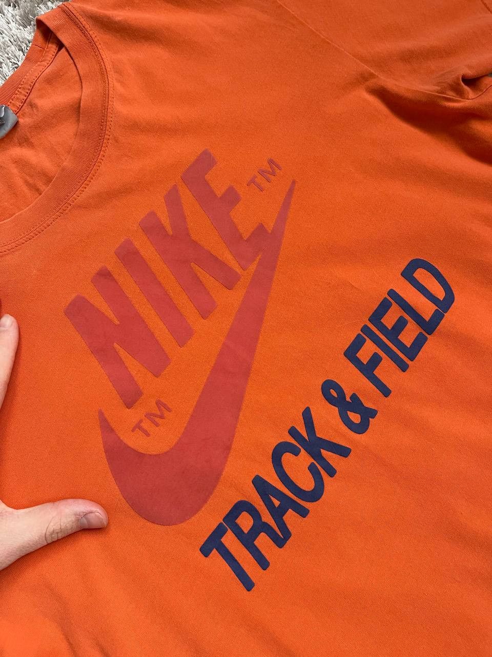 Nike × Streetwear × Vintage vintage nike big logo tee 90s Size US L / EU 52-54 / 3 - 5 Thumbnail