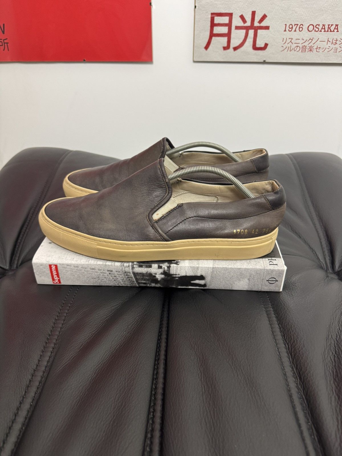 Common Projects Common Projects Low Leather Slip On Vintage Brown Casual Size US 9 / EU 42 - 4 Thumbnail