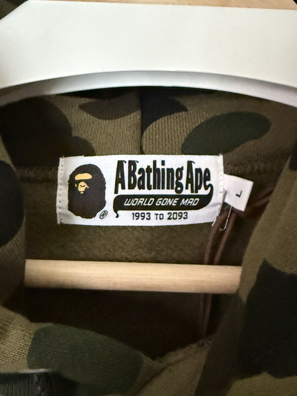 Bape BAPE Green Camo Hoodie. Fleece Lined/Side Zippers. NWT Rare Size US L / EU 52-54 / 3 - 4 Thumbnail