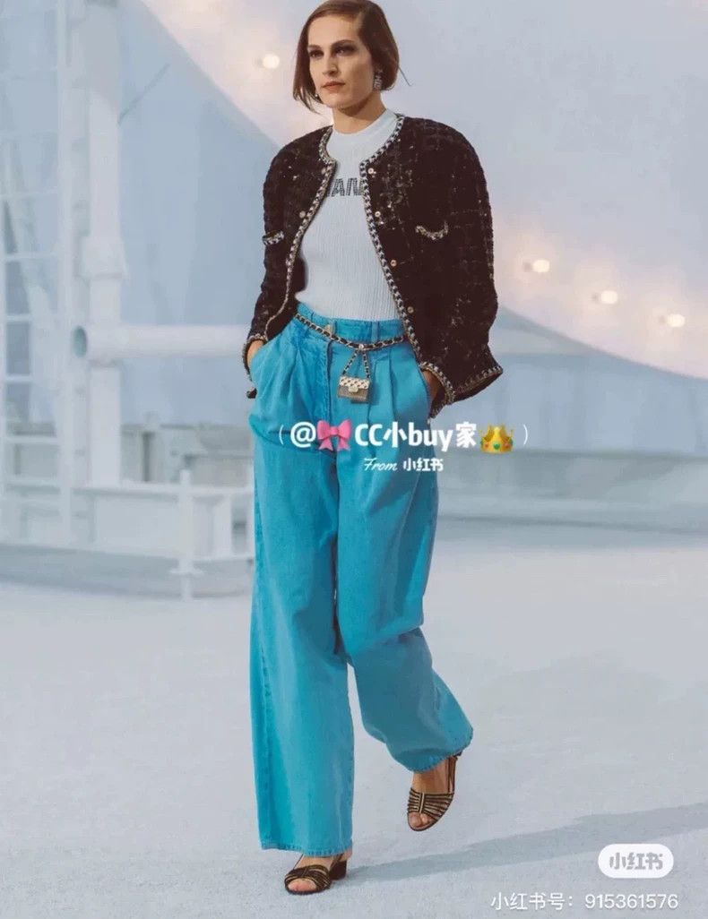 Chanel Chanel 21 Spring and Summer Jeans Wide Legs 2503-Nextarrow Size 24" / US 00 / IT 34 - 8 Thumbnail