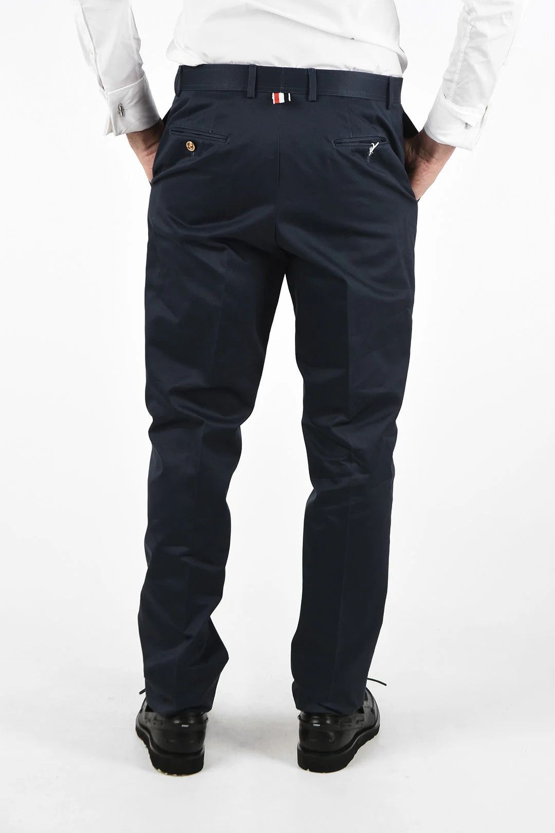 Thom Browne og1mm0426 Chino Pant in Blue Size US 32 / EU 48 - 2 Thumbnail