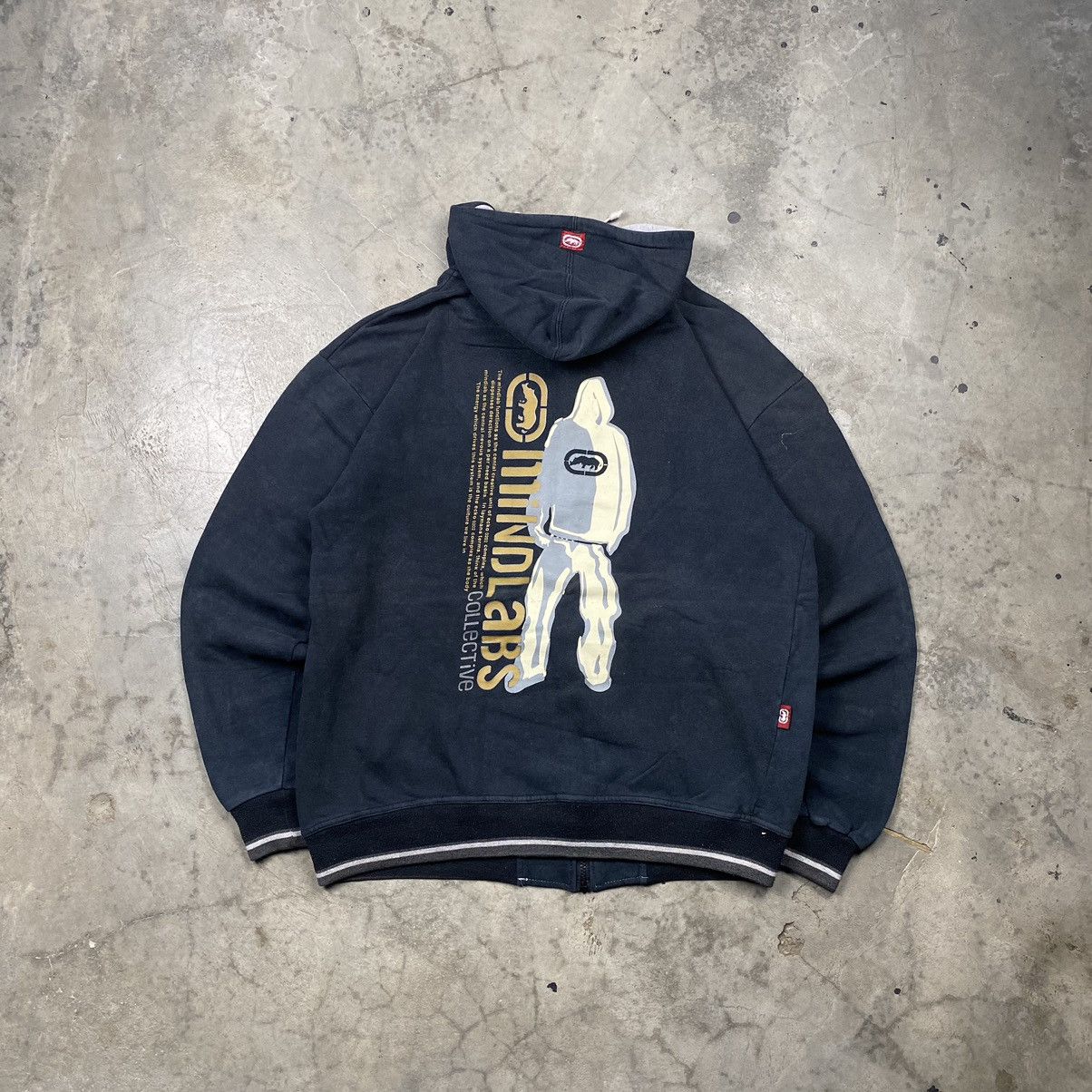 Affliction × Ecko Unltd. × Southpole y2k Ecko HipHop Emo Zip Up Hoodie Size US M / EU 48-50 / 2 - 1 Thumbnail