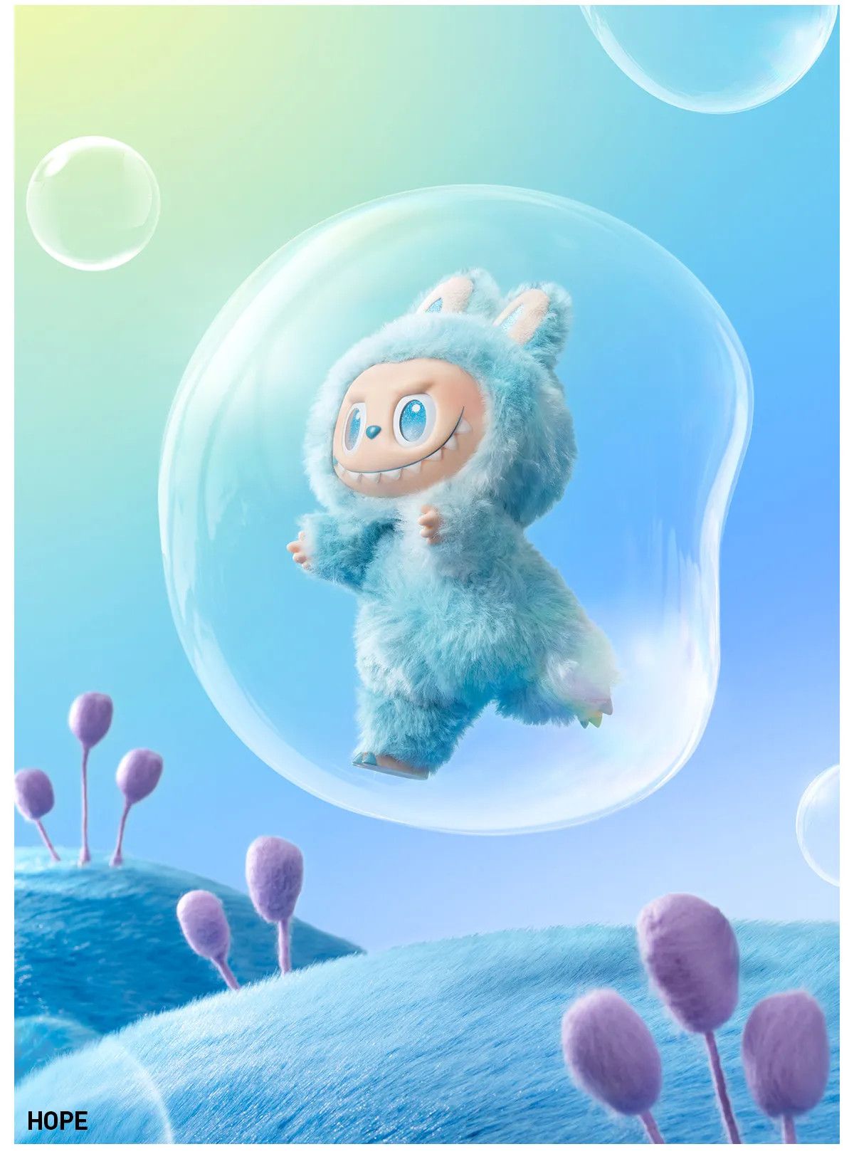 POP MART POP MART LABUBU HOPE BIG INTO ENERGY BLUE Size ONE SIZE - 6 Thumbnail