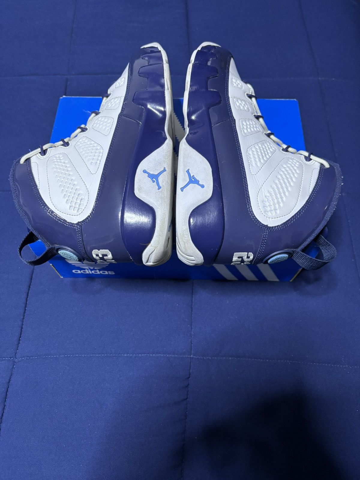 Jordan Brand Jordan 9 Retro UNC 2019 Size 9.5 Size US 9.5 / EU 42-43 - 3 Thumbnail