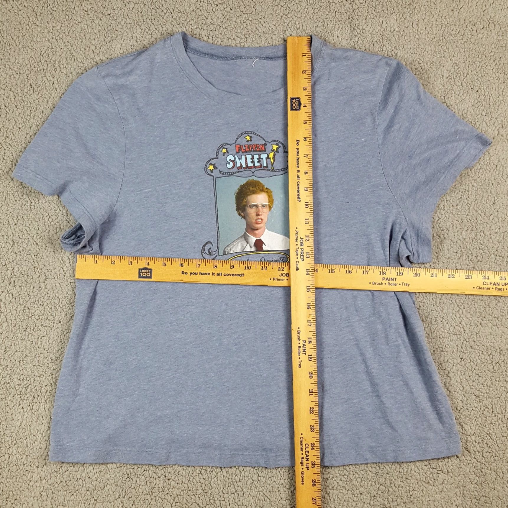 Vintage VINTAGE Napoleon Dynamite Movie T-Shirt Women Large Blue Short Sleeve Y2K Retro 90s Size L / US 10 / IT 46 - 5 Thumbnail