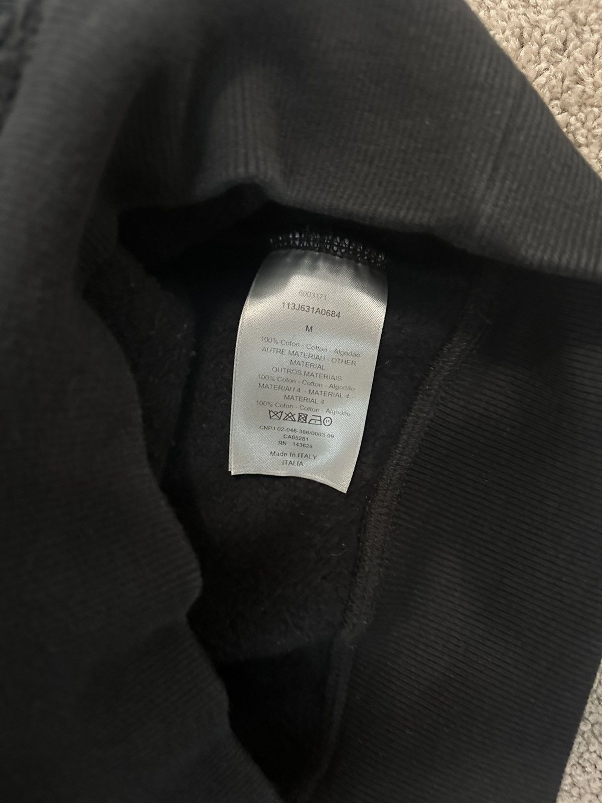 Dior Dior Oblique hoodie logo Size US M / EU 48-50 / 2 - 3 Thumbnail