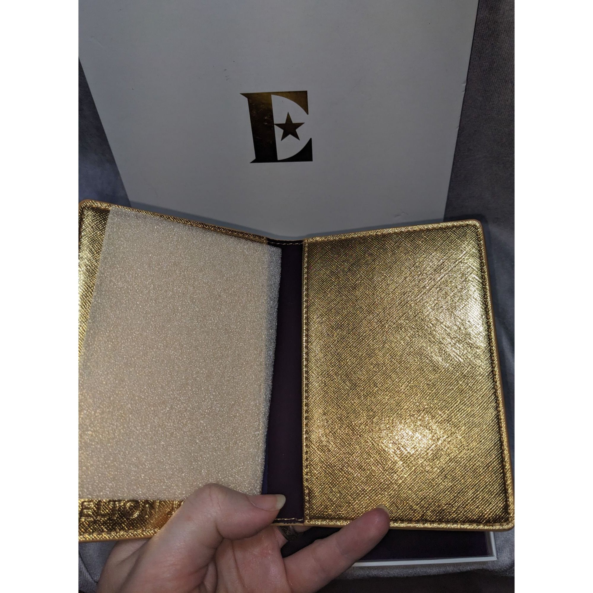 Other Goodbye Yellow Brick Road Elton John Gold Passport Holder & Size ONE SIZE - 4 Thumbnail