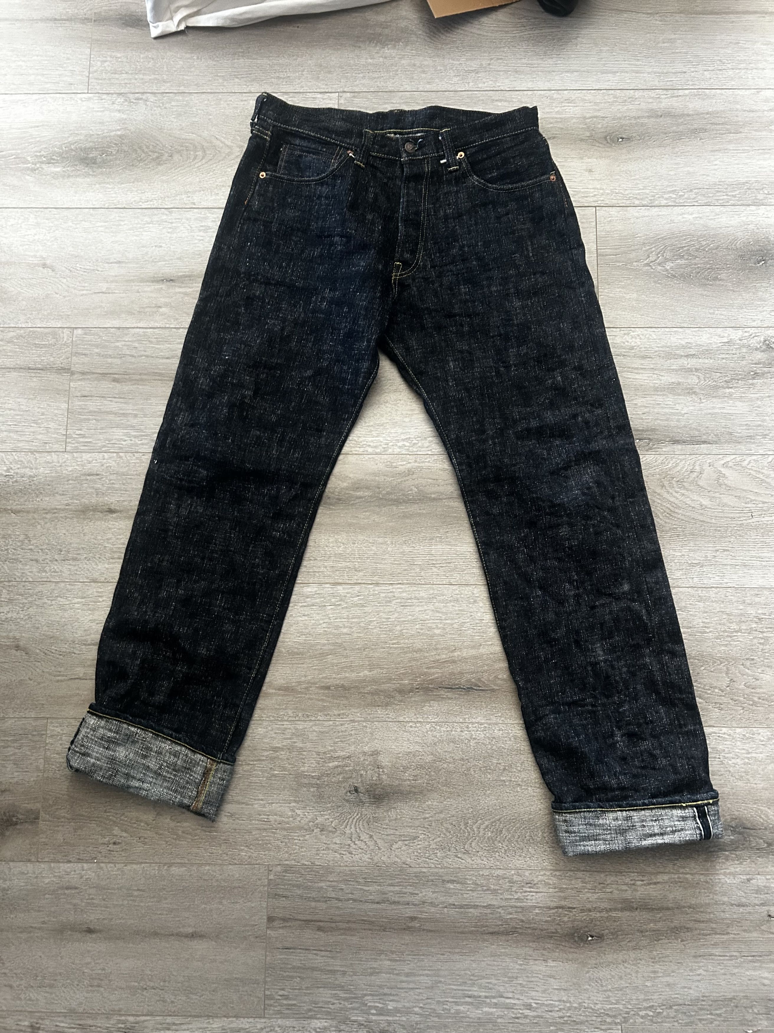 Samurai Jeans RARE samurai jeans S3000XX 17oz CRAZY designs Size US 34 / EU 50 - 1 Thumbnail