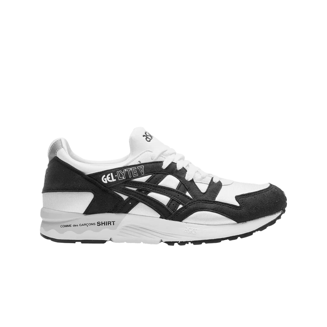 image of Asics x Comme Des Garcons Shirt Gel-Lyte V Us9 Shoes in Black, Men's