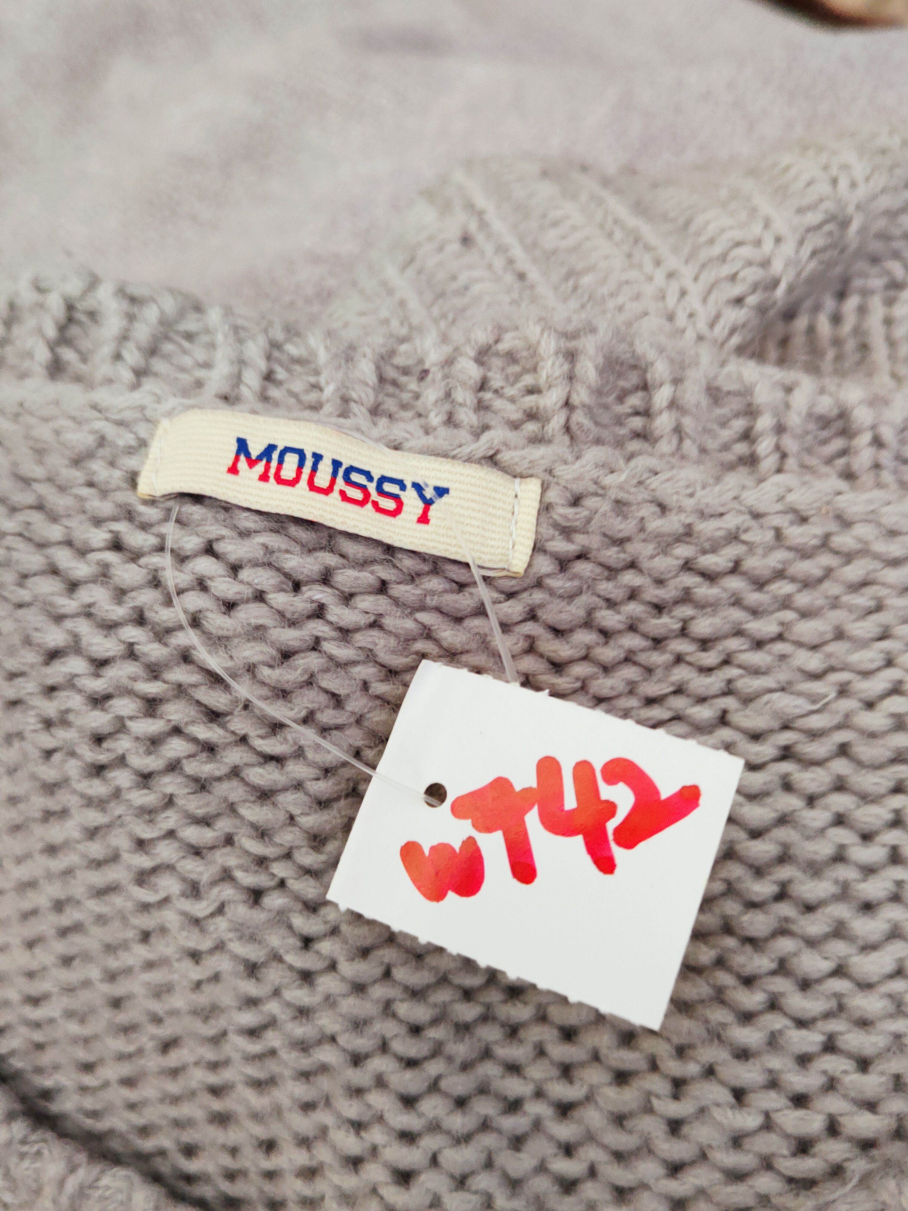 Japanese Brand DL Moussy Gray Knitwear Sweatshirts #W742 Size M / US 6-8 / IT 42-44 - 11 Thumbnail