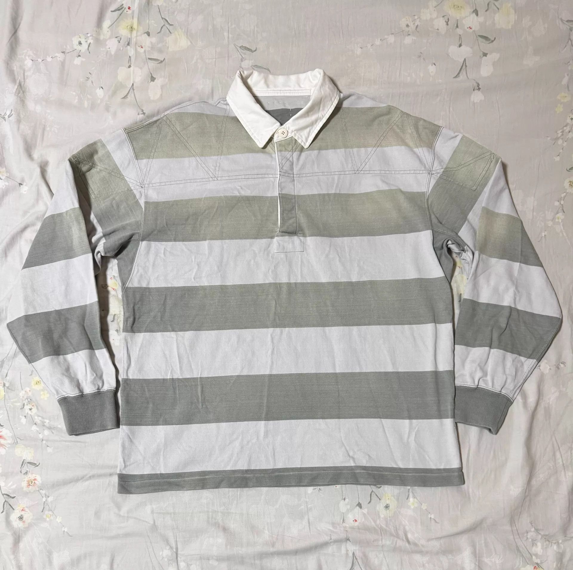 Visvim visvim 23ss LARKHAM L/S RUGGER Light Green Stripe M Size US M / EU 48-50 / 2 - 1 Thumbnail