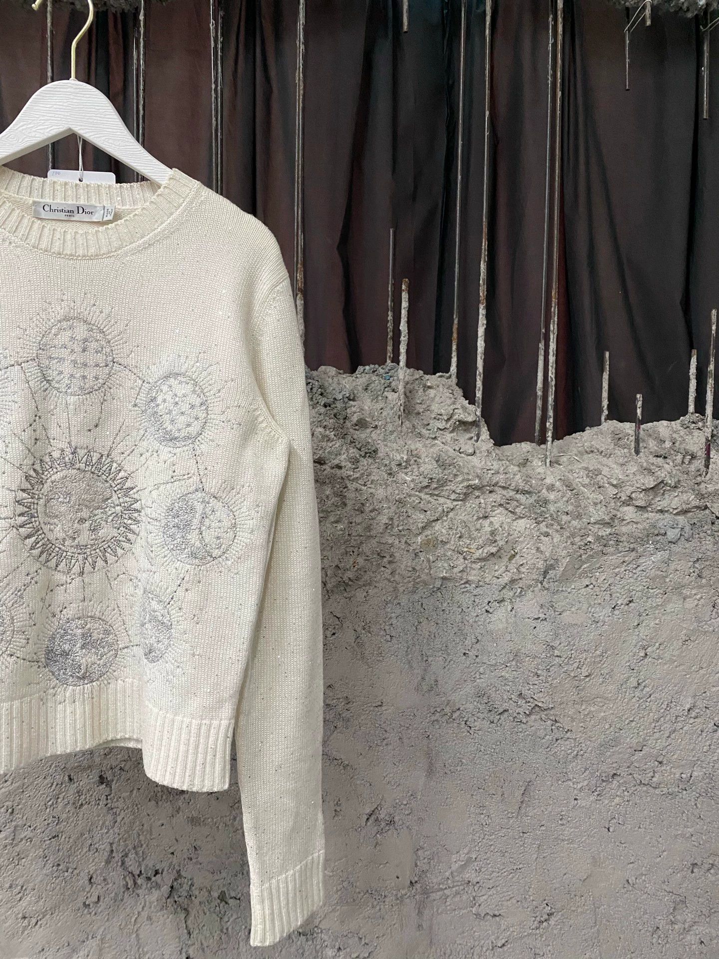 Dior Dior Cashmere Starry Sky Sequin Star Sweater Size S / US 4 / IT 40 - 4 Thumbnail