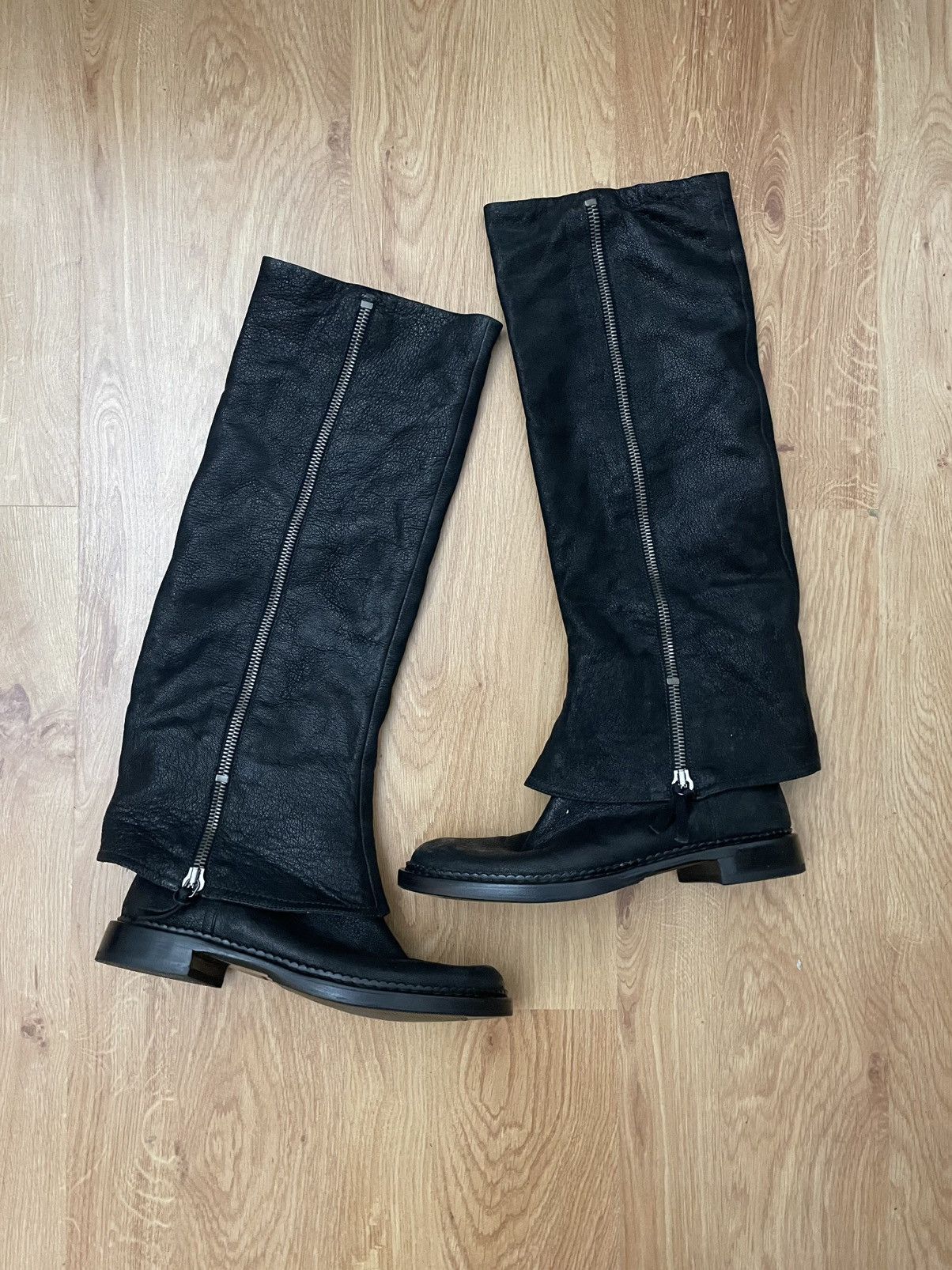 Miu Miu Miu Miu Gaiter Boots Size US 8 / IT 38 - 2 Thumbnail