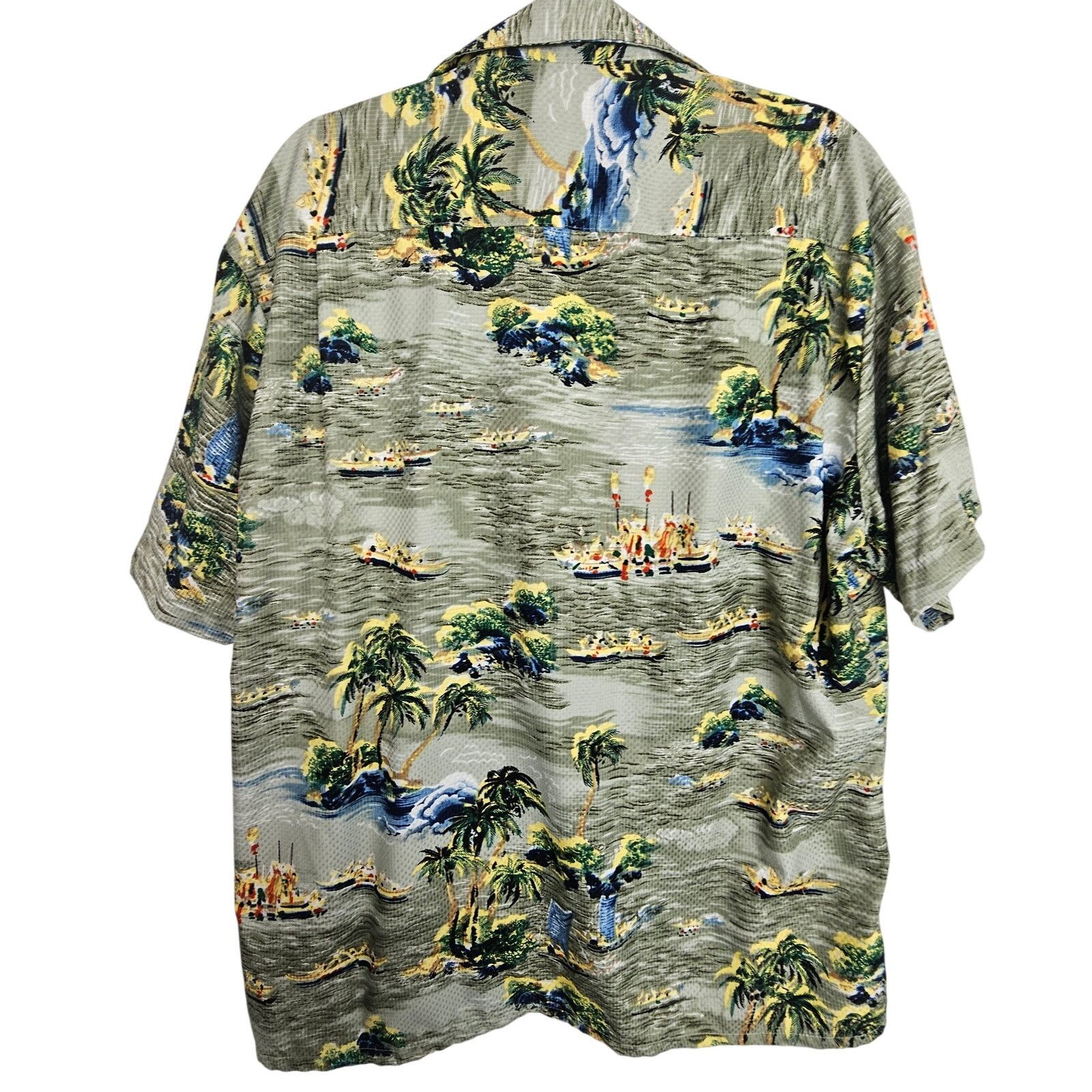 Kennington Ltd. Vintage Kennington Mens Canoe Print Hawaiian Shirt XL Gorp Size US XL / EU 56 / 4 - 7 Thumbnail