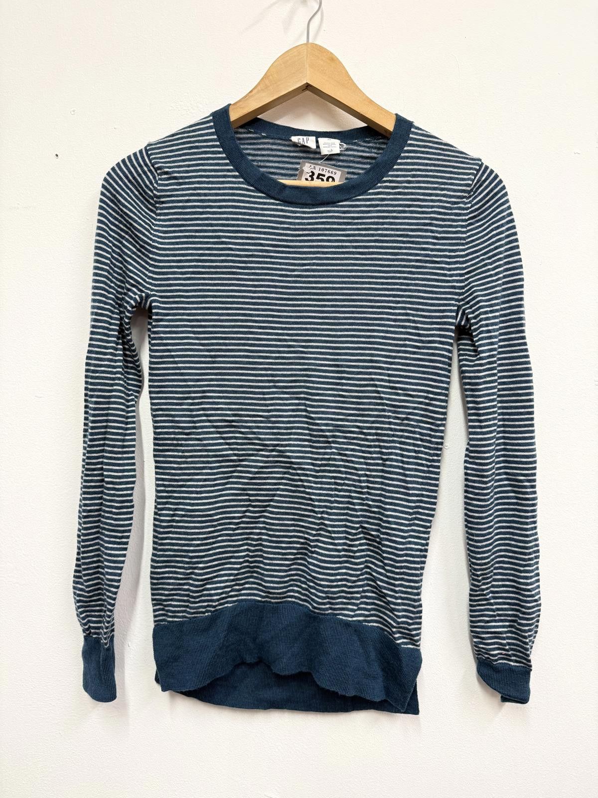 Gap GAP Women's Long Sleeve Striped Top XS Size XS / US 0-2 / IT 36-38 - 1 Thumbnail