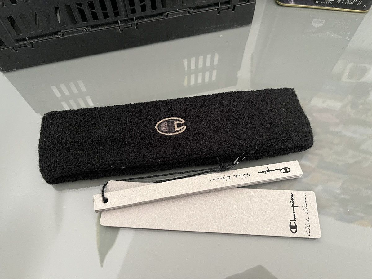 Champion × Rick Owens Rick Owens Headband with Champion-Logo-Patch Size ONE SIZE - 1 Thumbnail