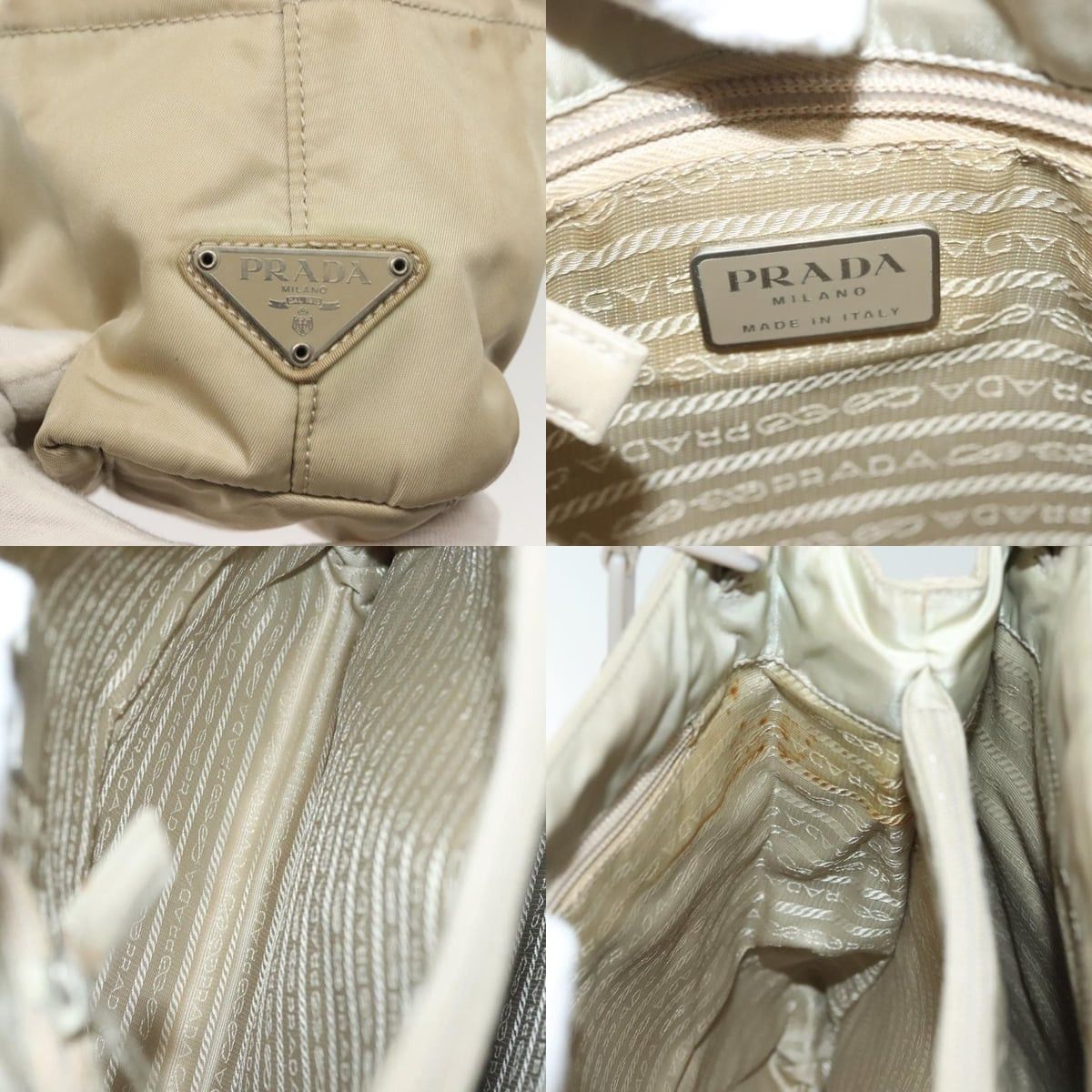 Prada PRADA Shoulder Bag Nylon Beige Size ONE SIZE - 11 Thumbnail