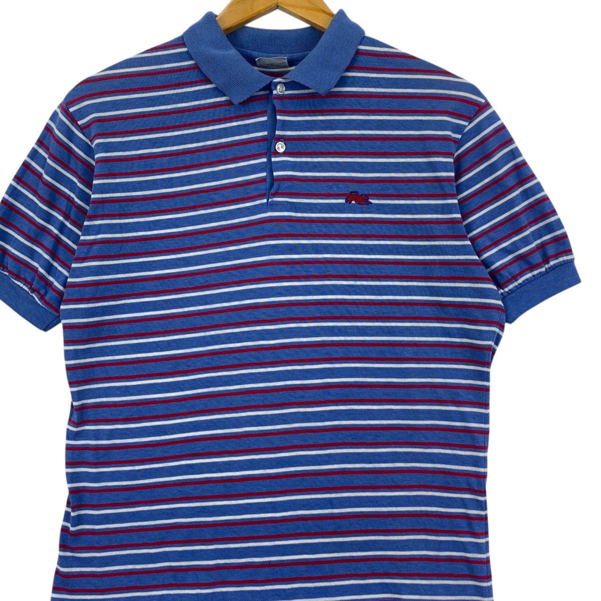 Vintage Vintage 90’ THE GARAN MAN Twin Tipped Striped Polo Tee Shirt Size US L / EU 52-54 / 3 - 3 Thumbnail