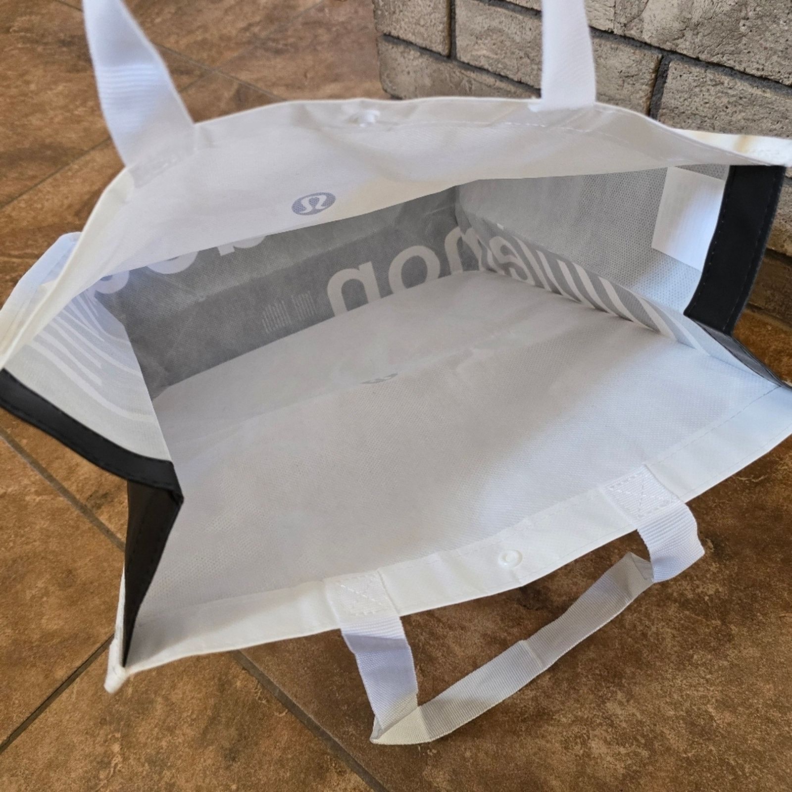 Other White Black LULULEMON Storage Tote Size ONE SIZE - 4 Thumbnail