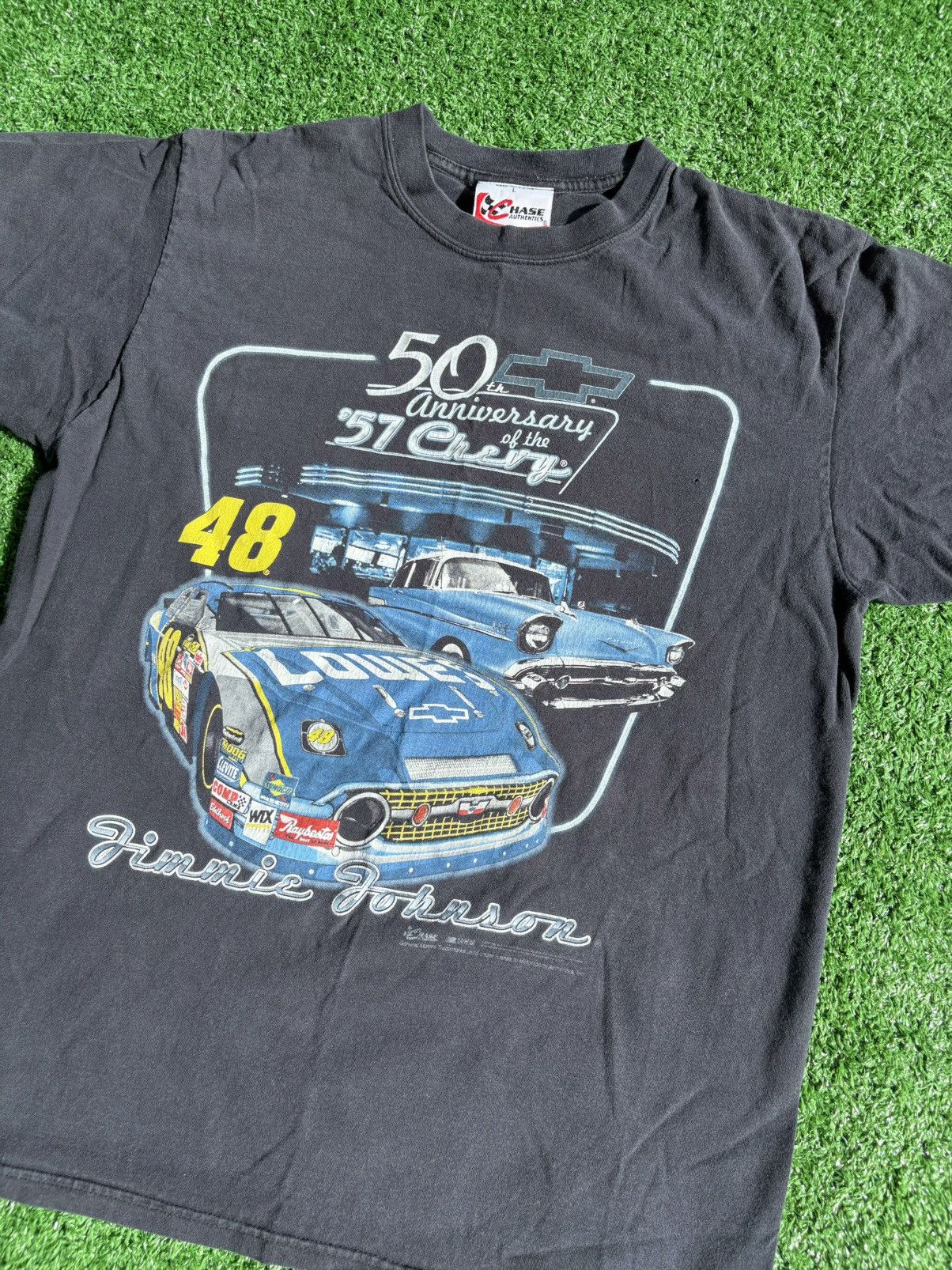 NASCAR × Vintage Vintage NASCAR Jimmie Johnson shirt Size US L / EU 52-54 / 3 - 2 Thumbnail