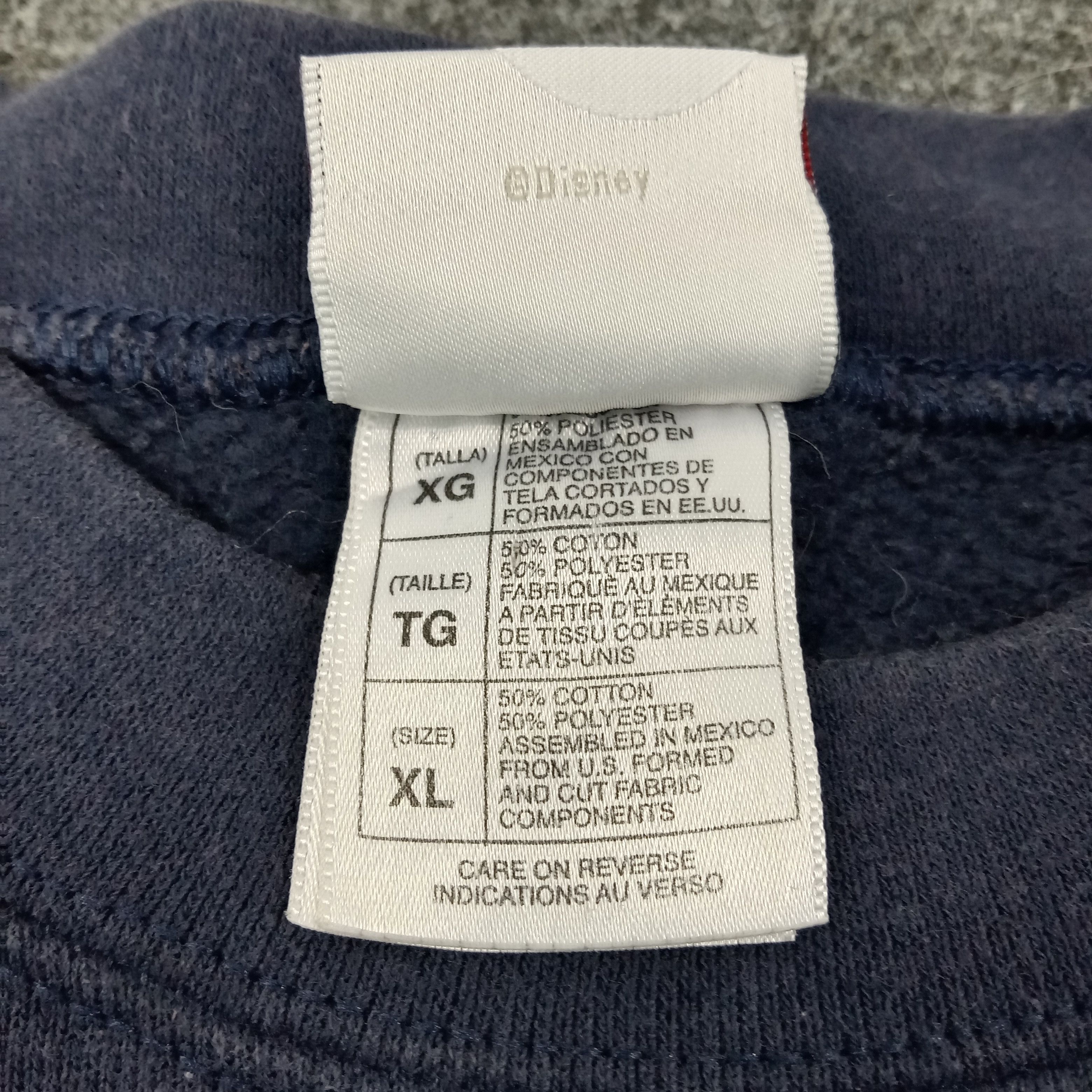 Disney Tigger and Eeyore American Cartoon Sweatshirt C262N3 Size US XL / EU 56 / 4 - 4 Thumbnail