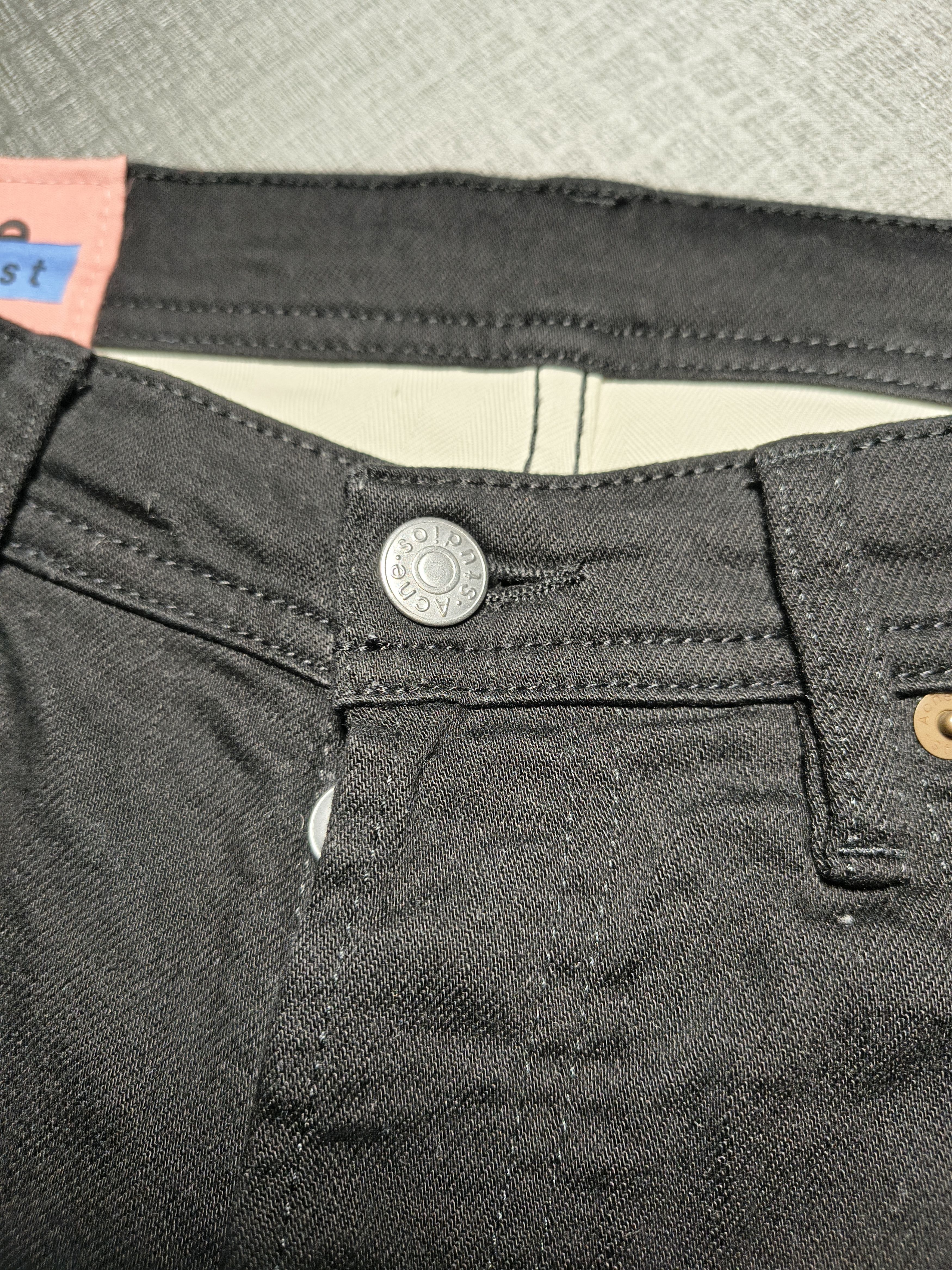 Acne Studios Acne Studios Blå Konst River Stay Black Denim 30 Size US 30 / EU 46 - 3 Thumbnail