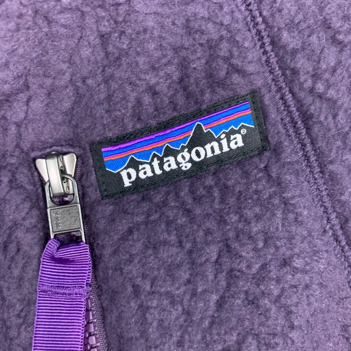 Patagonia PATAGONIA Deep Pile Purple Fleece Jacket #2475-C111 Size US XXS / EU 40 - 13 Thumbnail