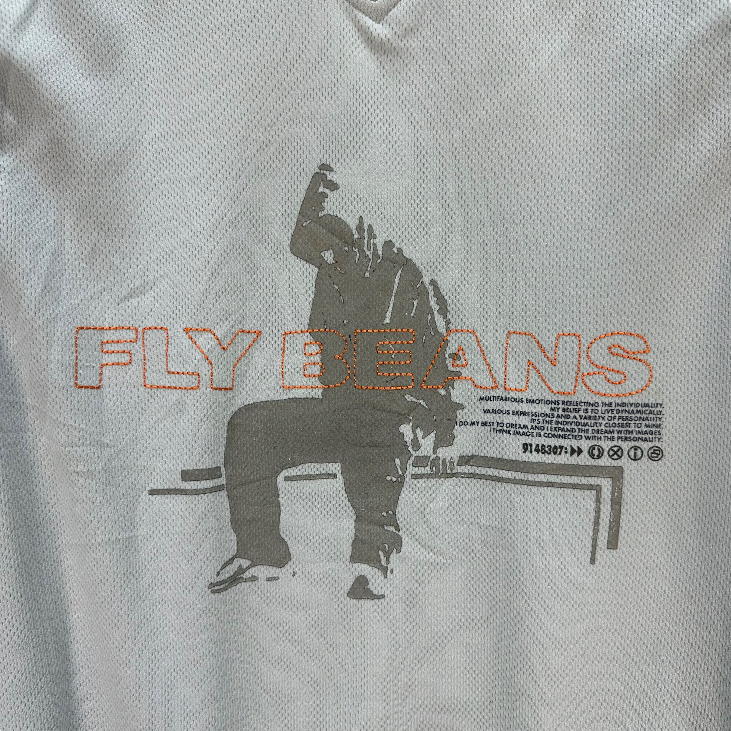 Japanese Brand FLY BEANS GRAPHIC SLEEVELESS #7537-151 Size US L / EU 52-54 / 3 - 3 Thumbnail