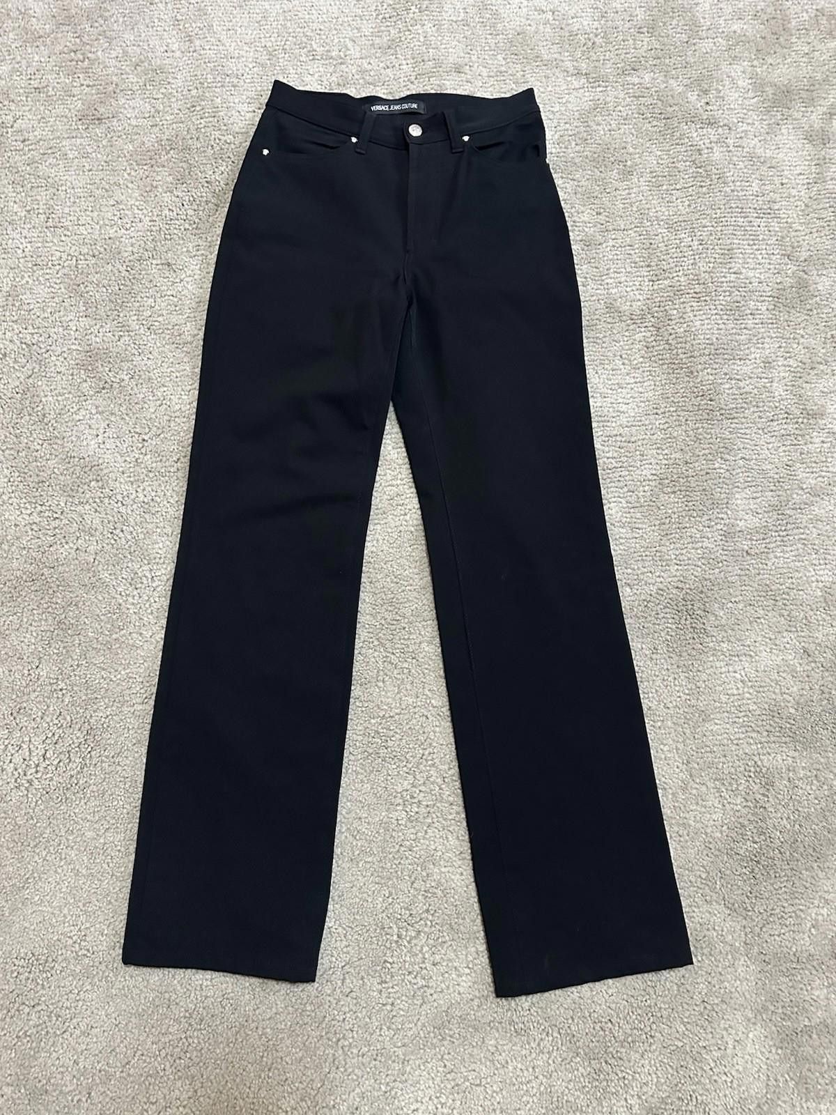 Versace Versace Jeans Couture Flared Jeans - black Sz 26/40 Size 26" / US 2 / IT 38 - 1 Thumbnail