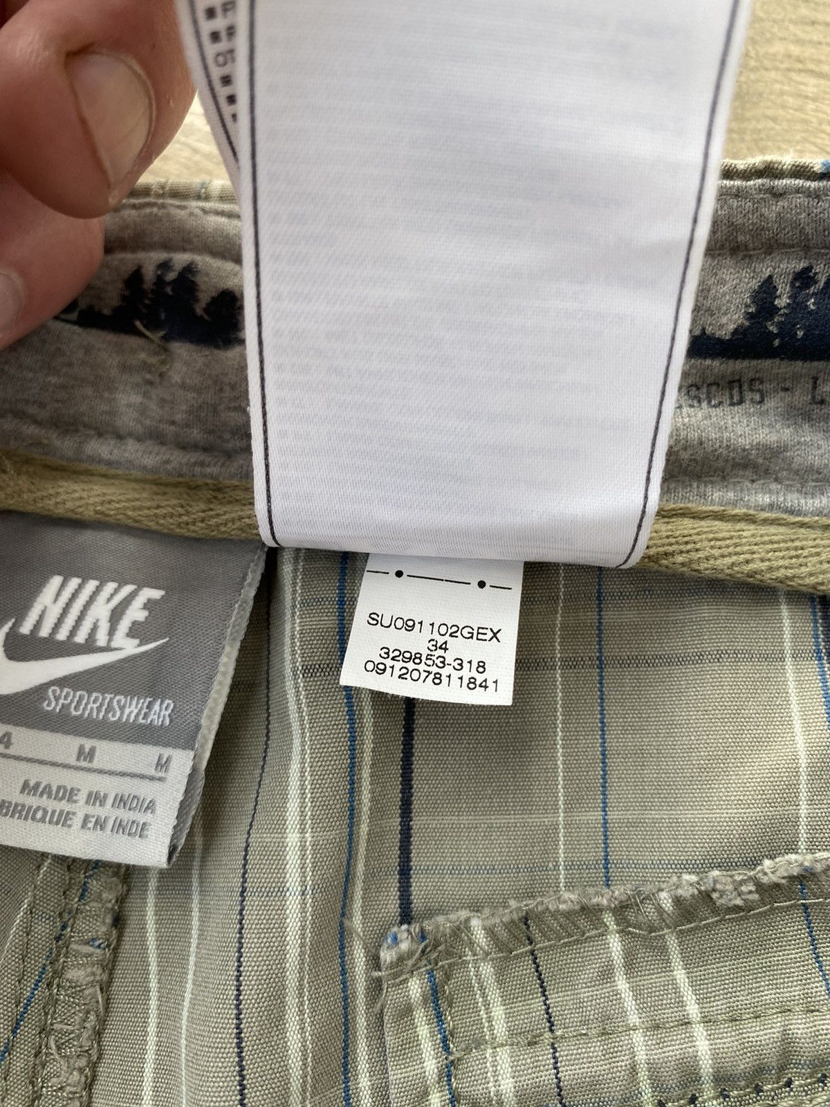 Nike × Vintage Nike Vintage Cargo Shorts Size US 34 / EU 50 - 17 Thumbnail