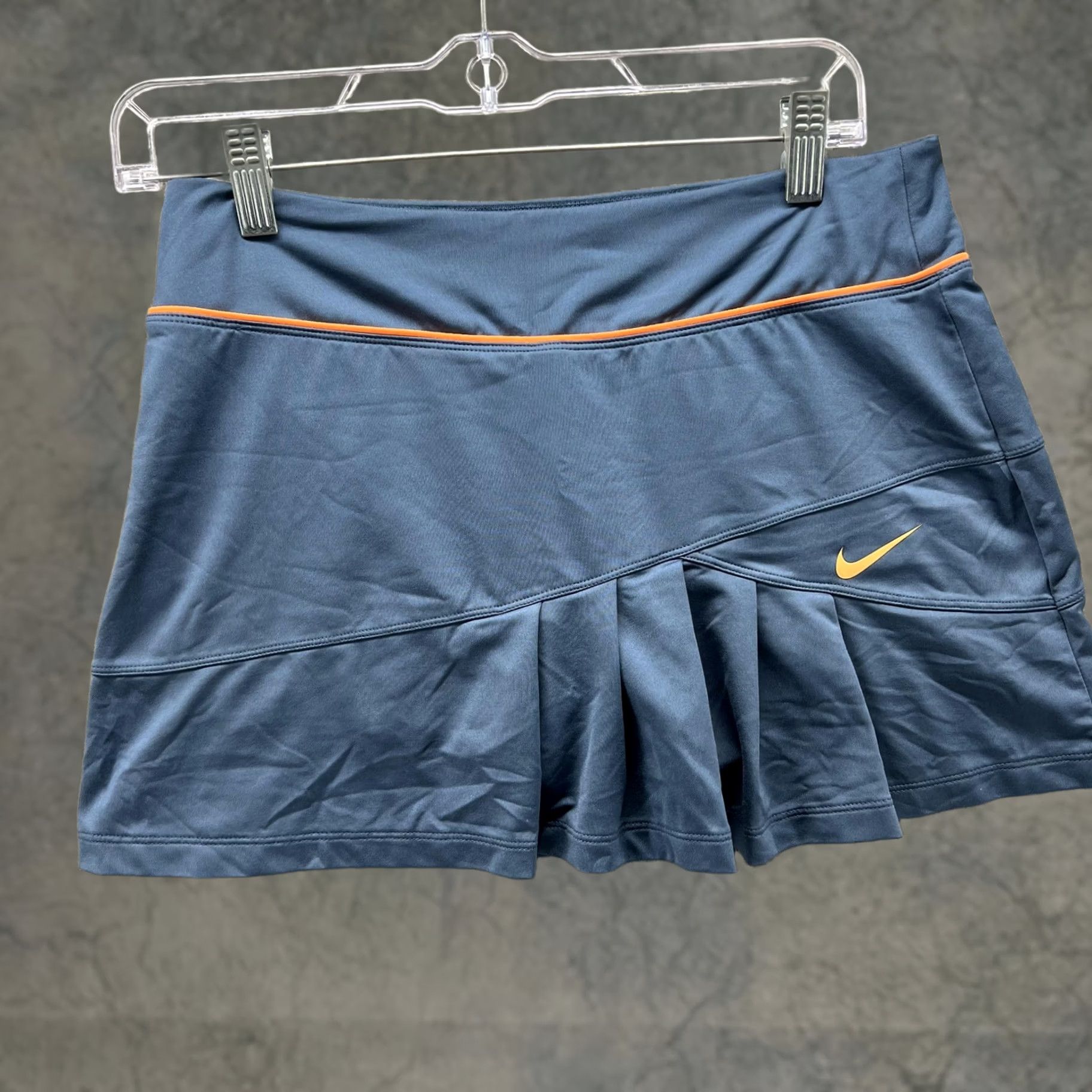 Nike Nike Skort Womens Medium Blue Dri-FIT Pleated Tennis Athletic Pull On Stretch Size ONE SIZE - 1 Thumbnail