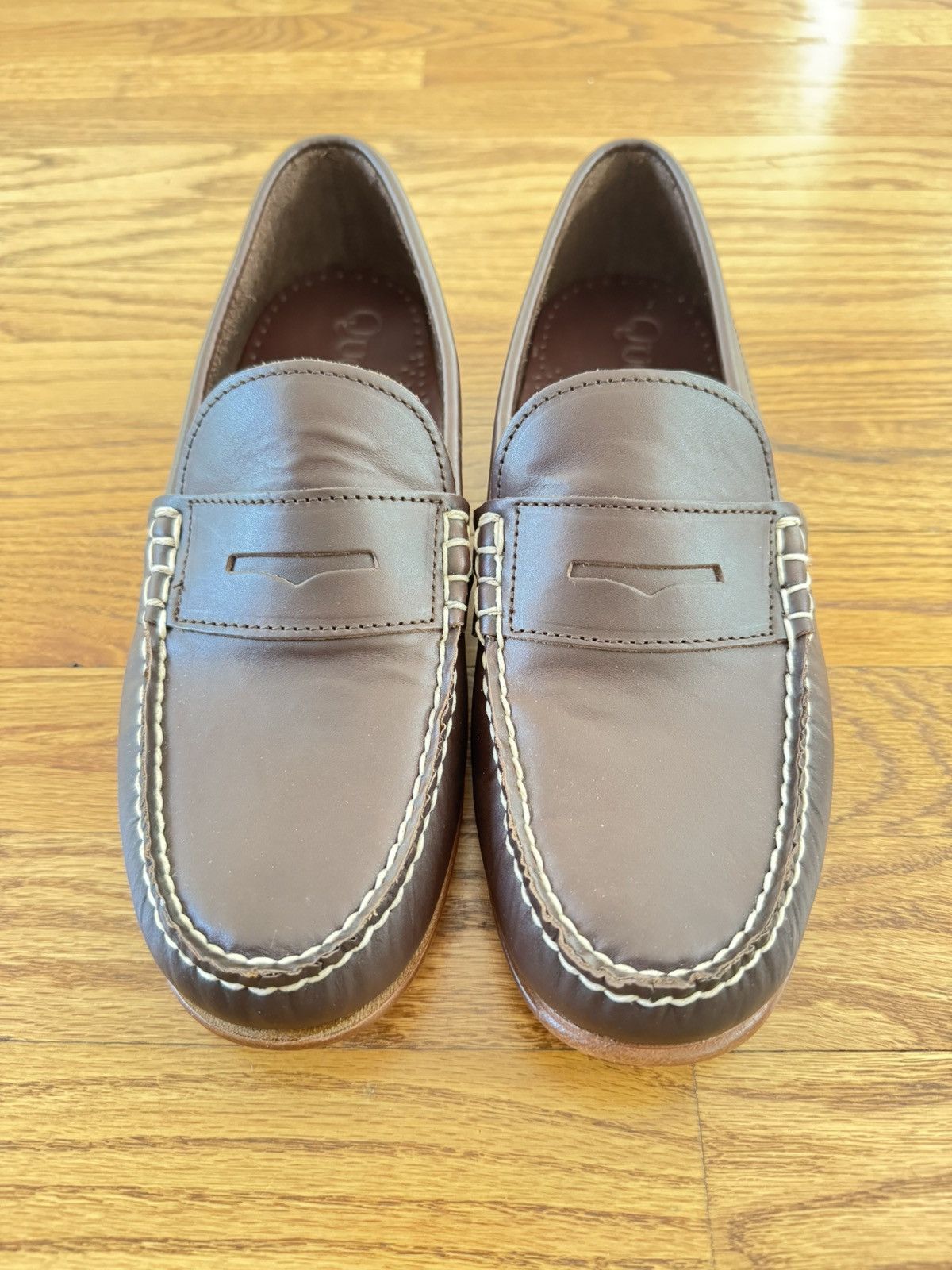 Quoddy Penny Loafers Brown Size 10