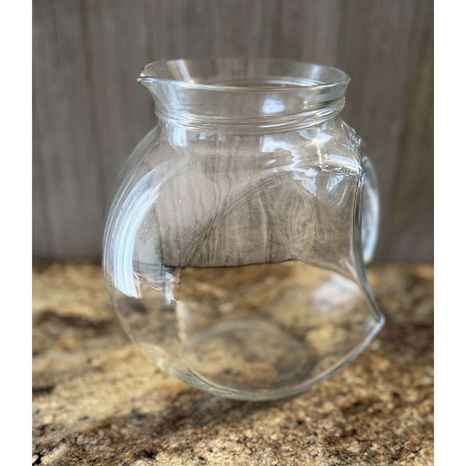 Other Clear Glass Handled Ball Pitcher made in Italy Vintage MCM Size ONE SIZE - 1 Thumbnail