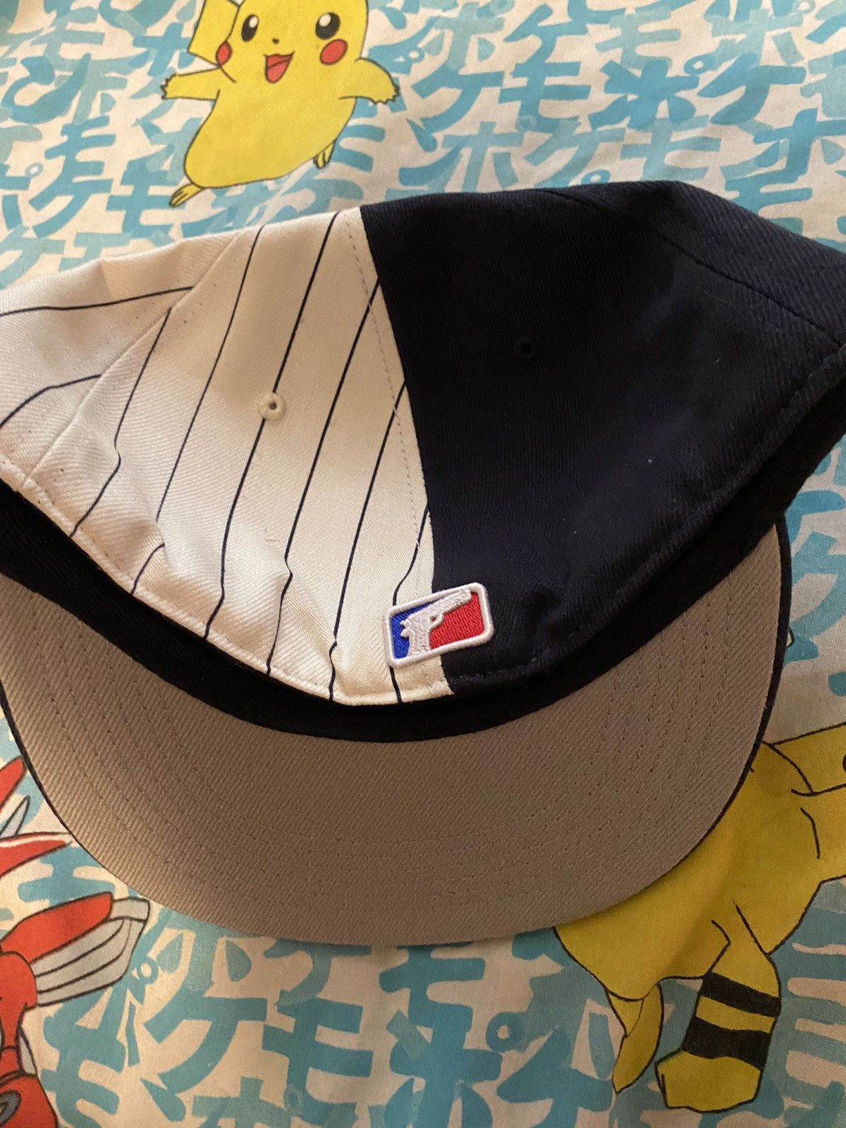 Fuck The Population FTP Rivals Fitted Hat Navy Size 7 7/8 Size ONE SIZE - 5 Thumbnail